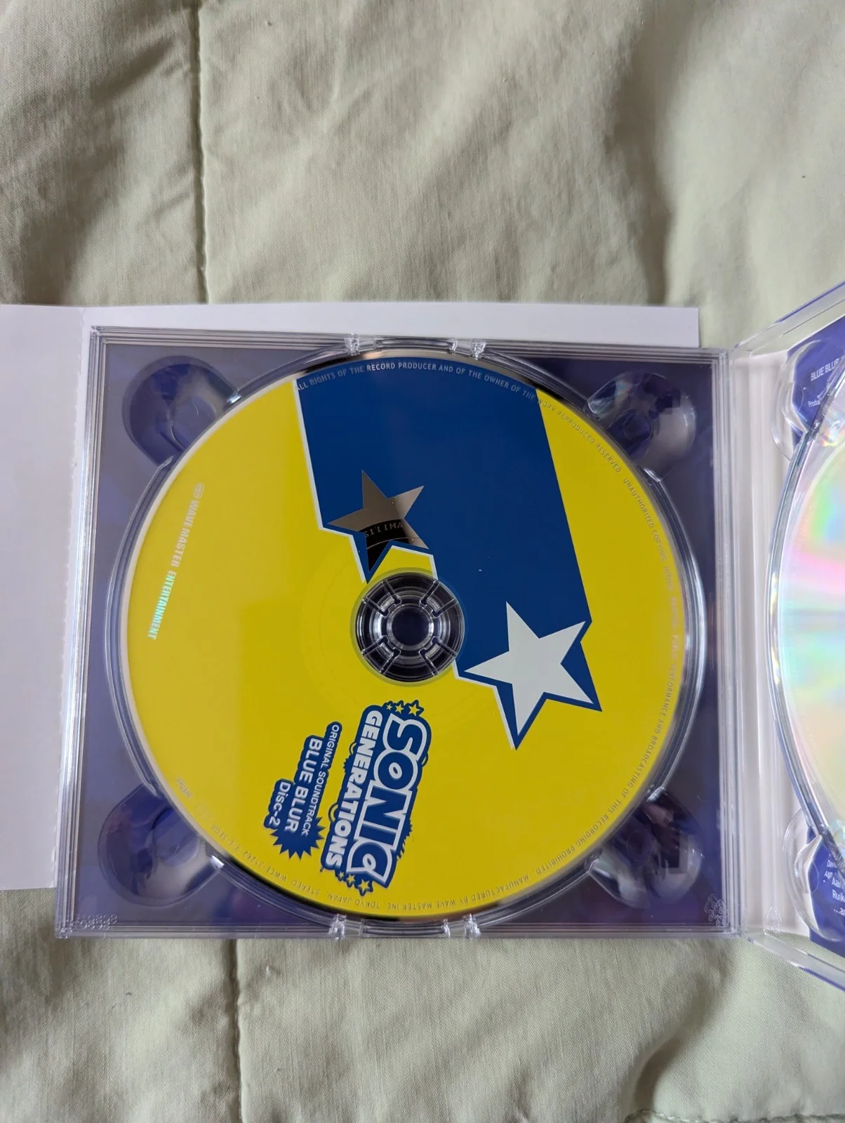 Sonic Generations Original Soundtrack Blue Blur Signed, image 5