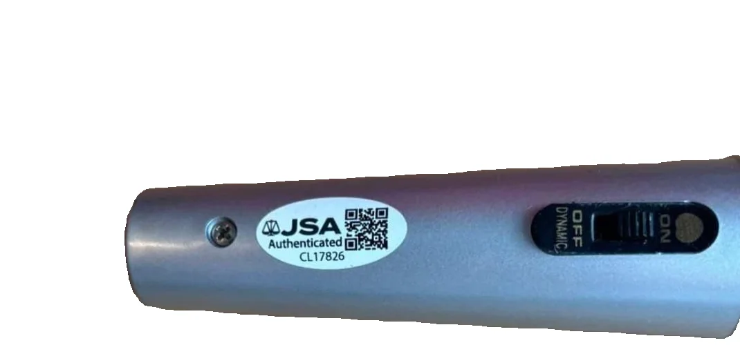 Bailey Zimmerman SIGNED MICROPHONE COUNTRY MUSIC STAR WITH jsa coa, image 2