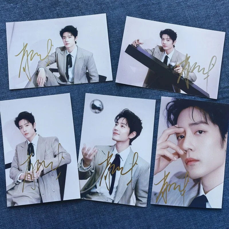 NEW 2026 Xiao Zhan Autographed Signed Photo Card Collection, image 2
