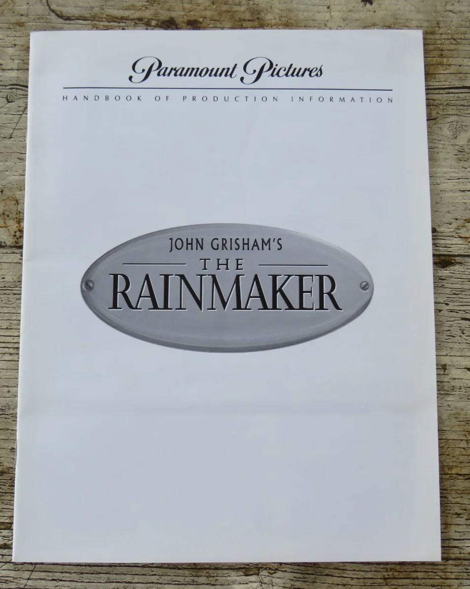 THE RAINMAKER ORIGINAL 1997 CINEMA FILM PRESS KIT 6 PHOTOS PROD INFO Matt Damon, изображение 3