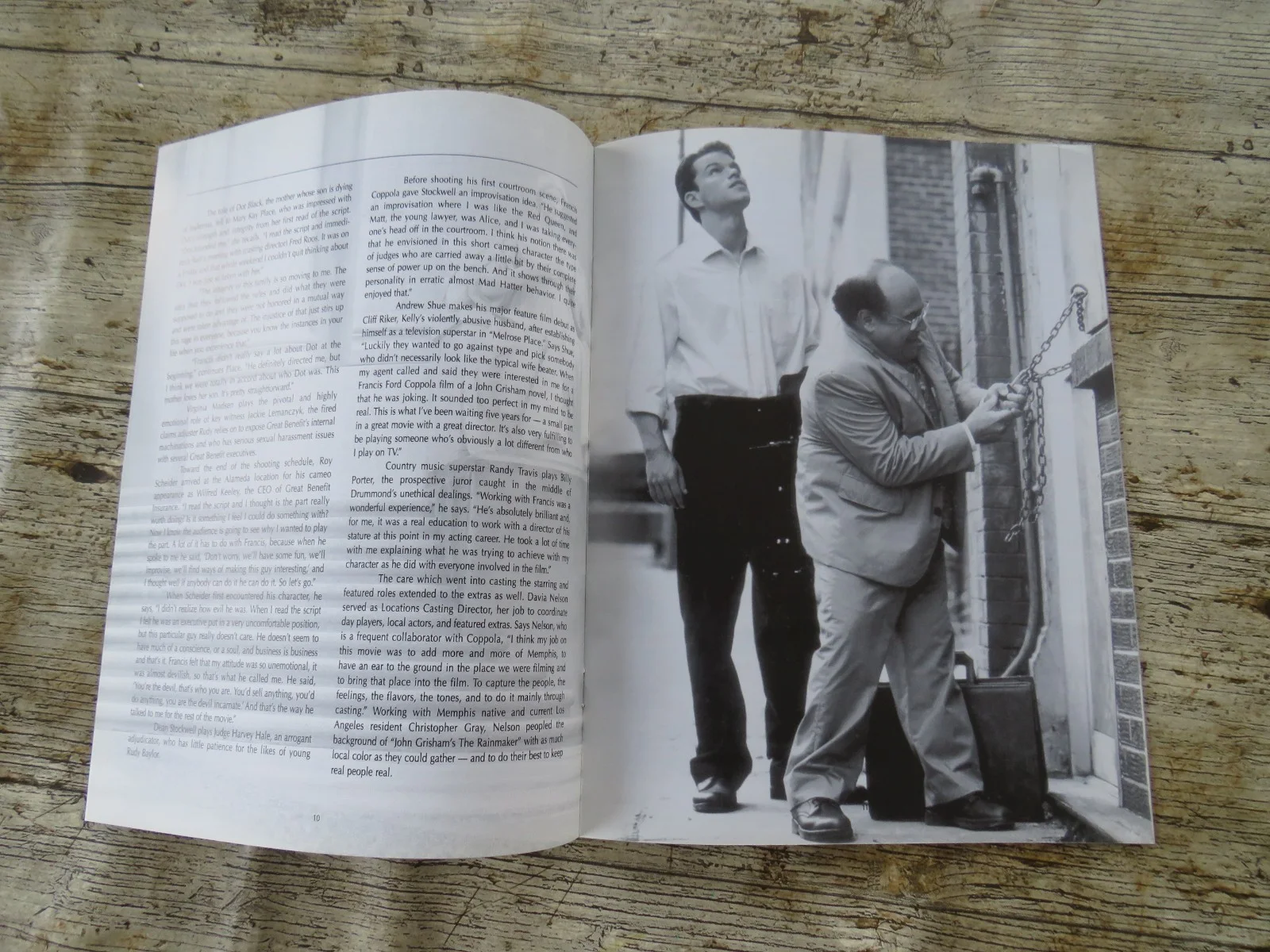 THE RAINMAKER ORIGINAL 1997 CINEMA FILM PRESS KIT 6 PHOTOS PROD INFO Matt Damon, изображение 5