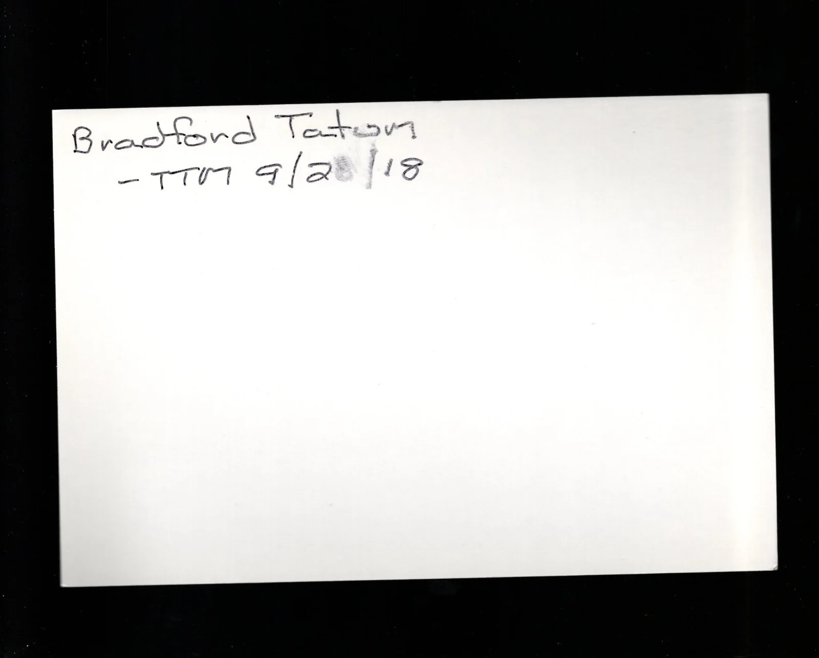 Bradford Tatum - Actor * Signed Custom Card * The Stoned Age - Down Periscope, image 2