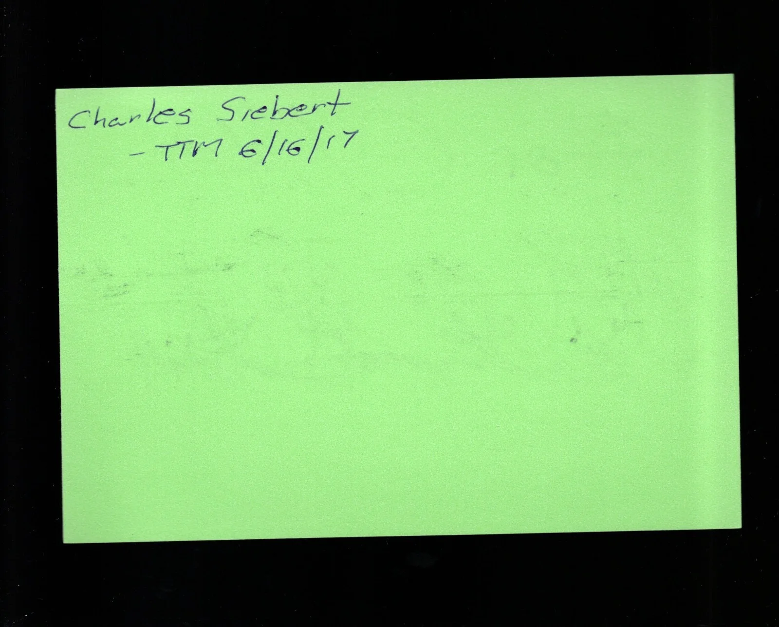 Charles Siebert - Actor * Signed Index Card * Trapper John - Xena, image 2