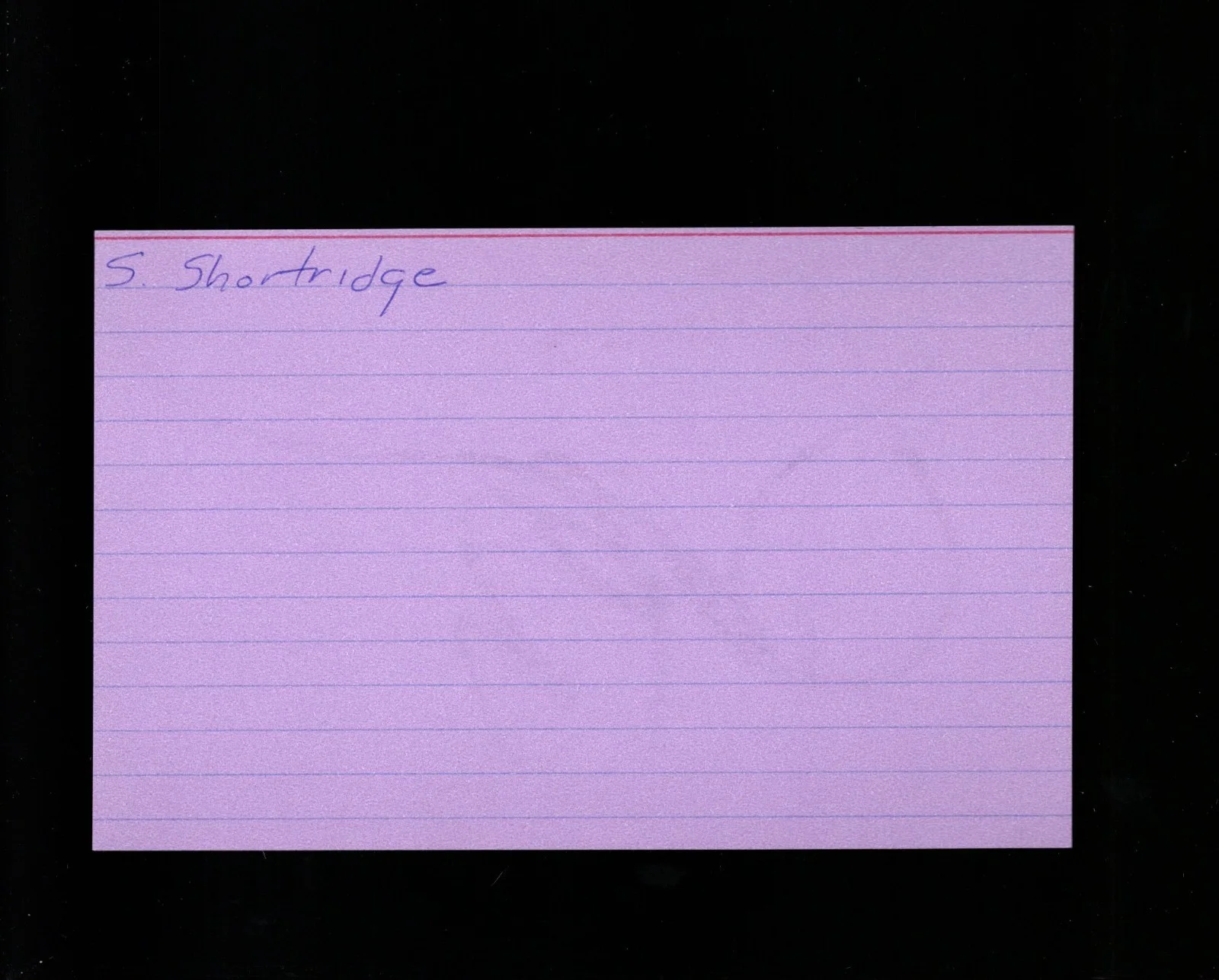 Stephen Shortridge - Actor * Signed Index Card * Welcome Back Kotter - Hunter, image 2