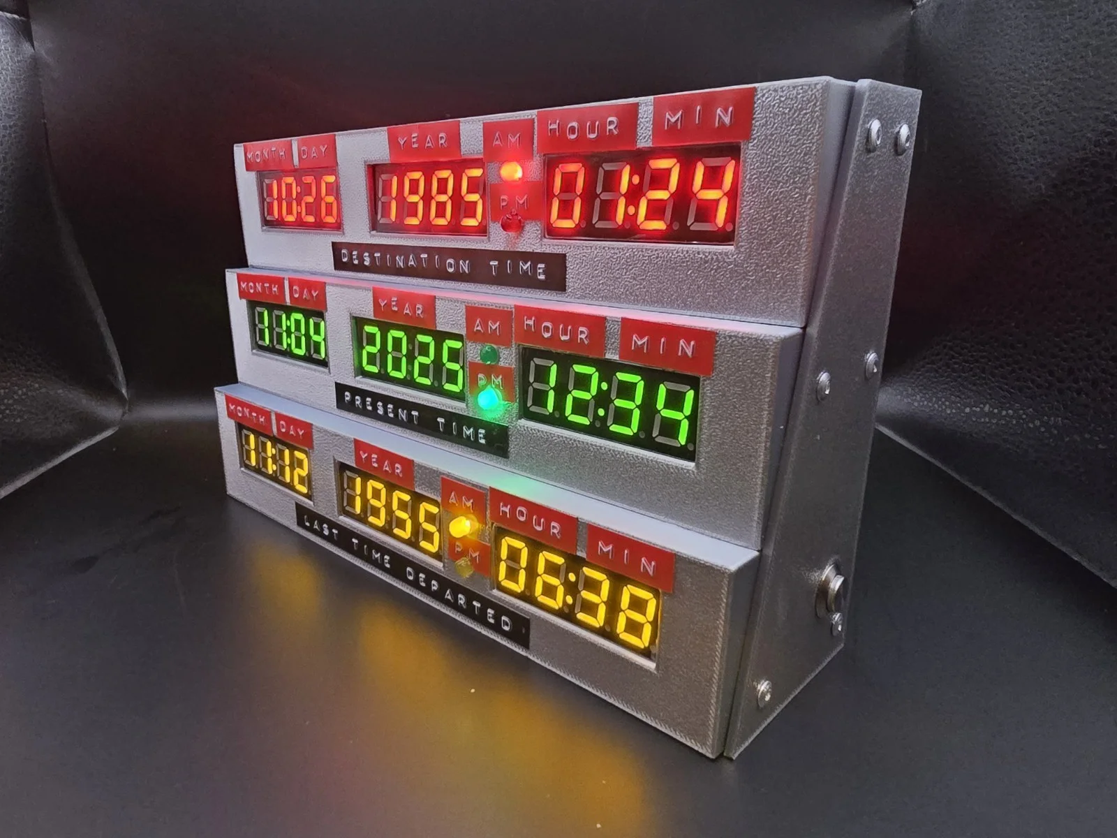 Back to the Future Time Circuit Clock V2 | WiFi or Standalone Smart Clock, image 3