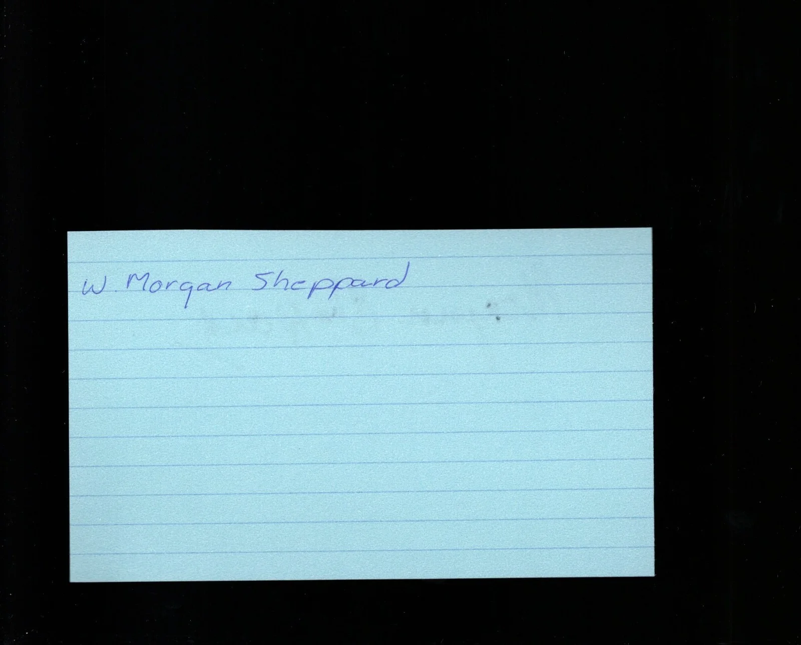William Morgan Sheppard - Actor * Signed Index Card * Star Trek - Elvira, изображение 2