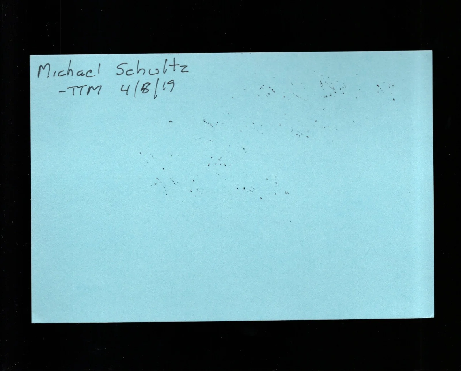 Michael Schultz - Director * Signed Index Card * Cooley High - Disorderlies, image 2