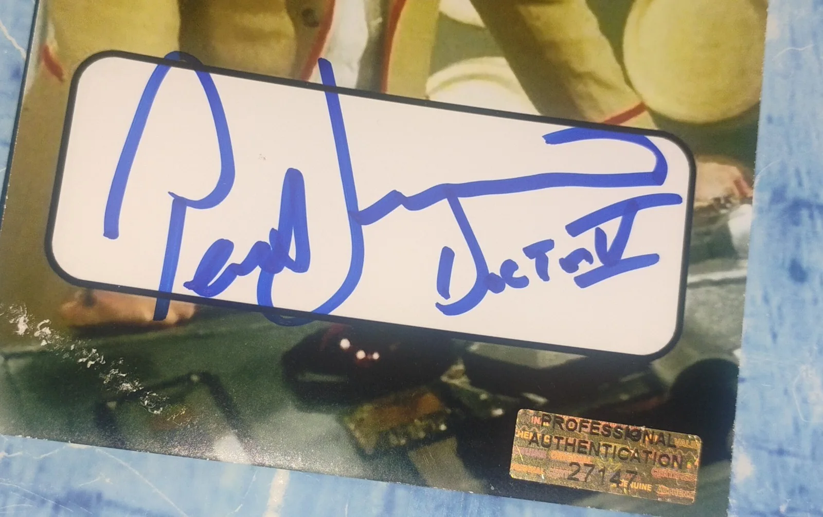 Peter Davison Hand Signed Autograph 4x6 Photo COA Doctor Who NO US TARIFFS, image 3
