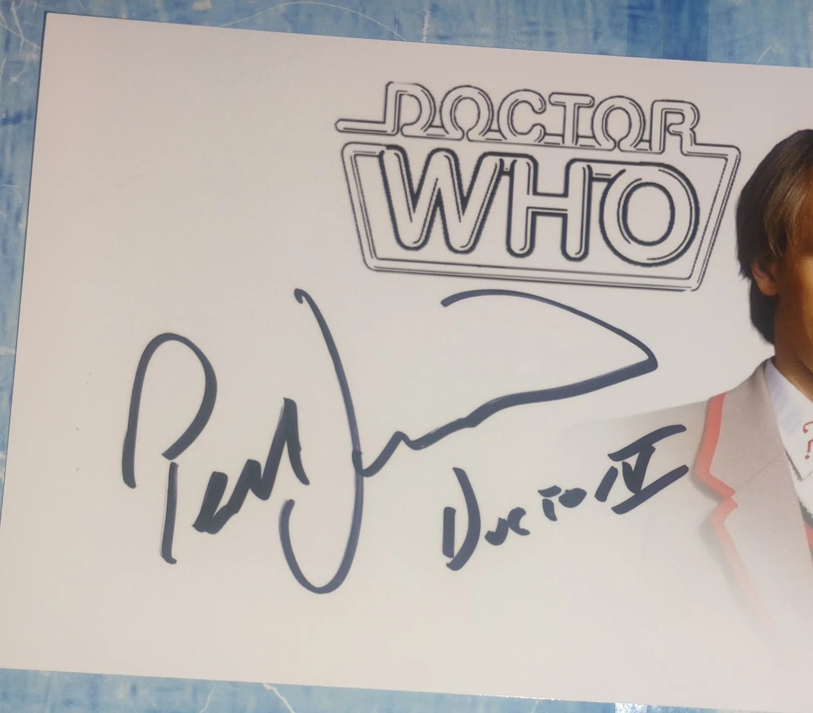 Peter Davison Hand Signed Autograph 4x6 Photo COA Doctor Who NO US TARIFFS, image 3