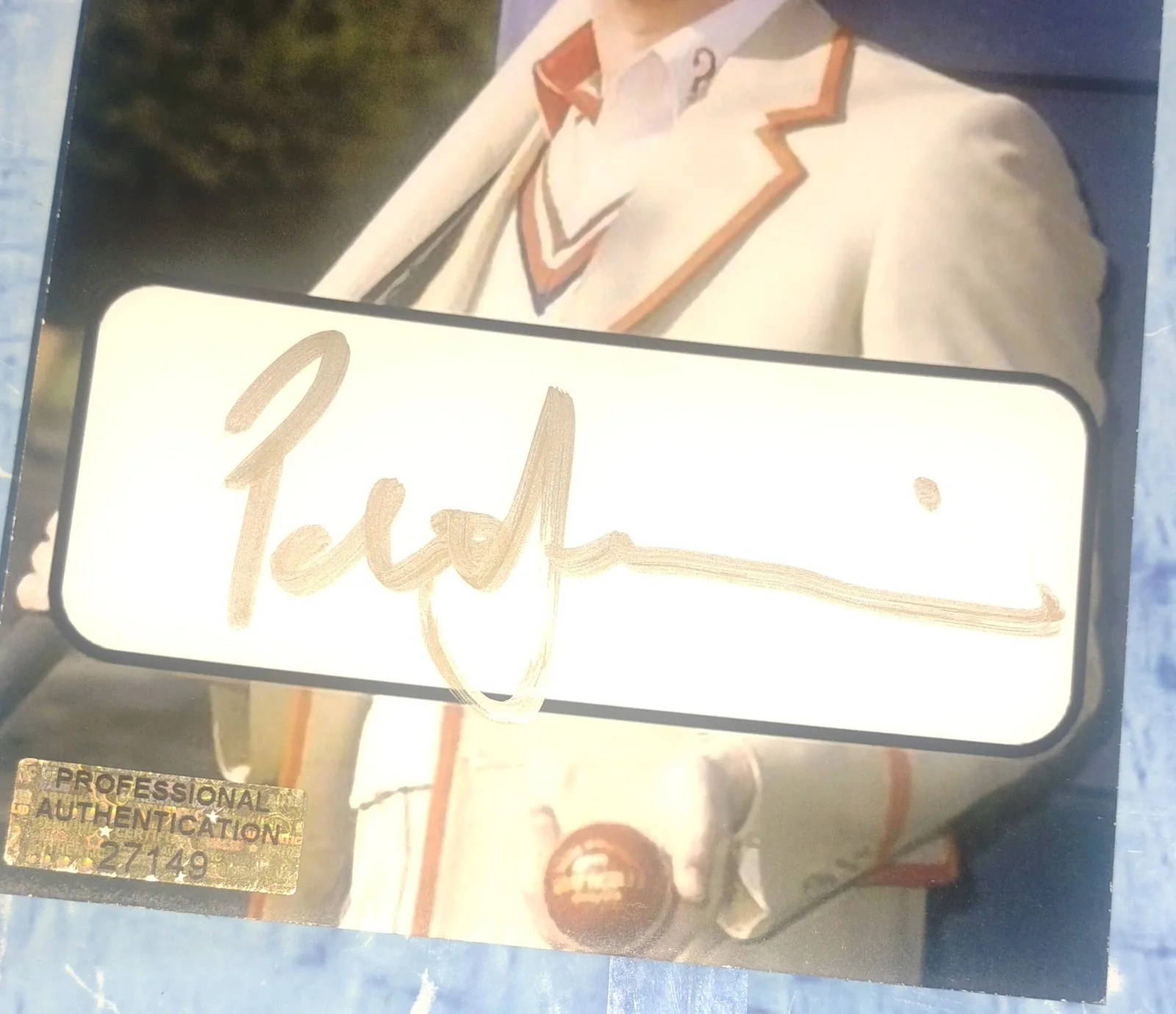 Peter Davison Hand Signed Autograph 4x6 Photo COA Doctor Who NO US TARIFFS, изображение 3