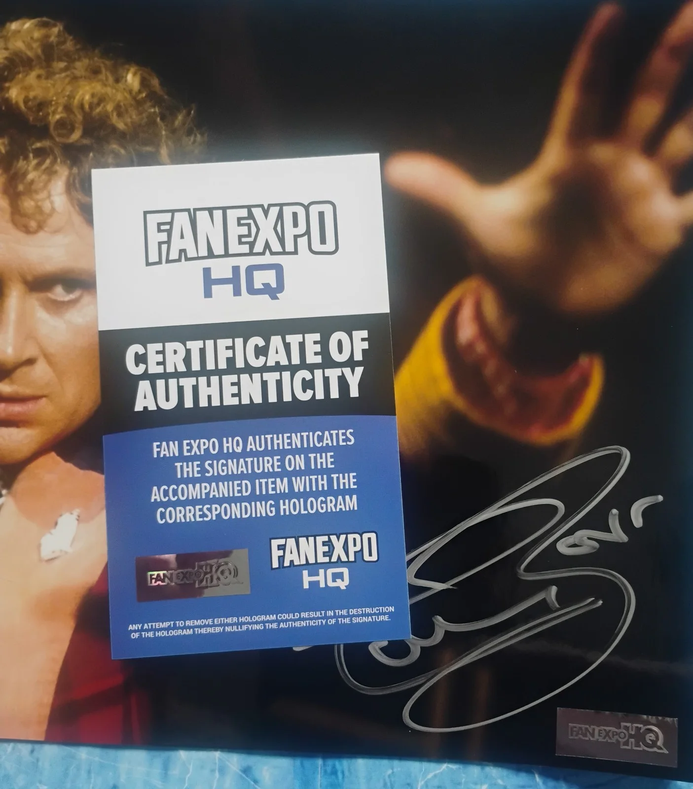 Colin Baker Hand Signed Autograph 8x10 Photo COA Doctor Who NO US TARIFFS, image 4