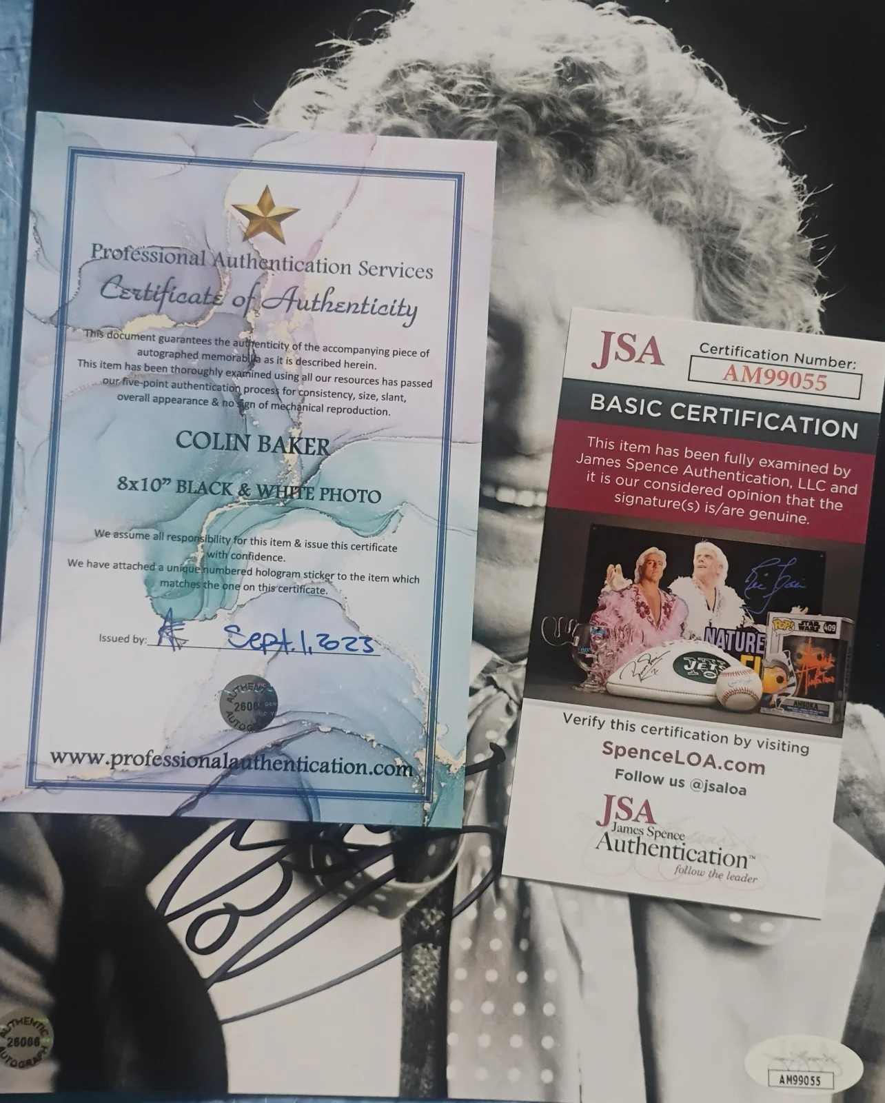 Colin Baker Hand Signed Autograph 8x10 Photo JSA COA Doctor Who NO US TARIFFS, изображение 4