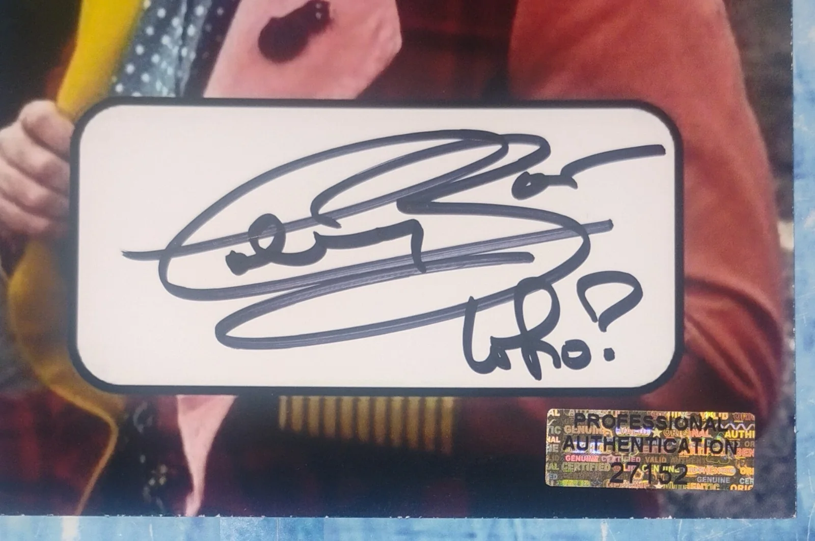 Colin Baker Hand Signed Autograph 4x6 Photo COA Doctor Who NO US TARIFF, image 3