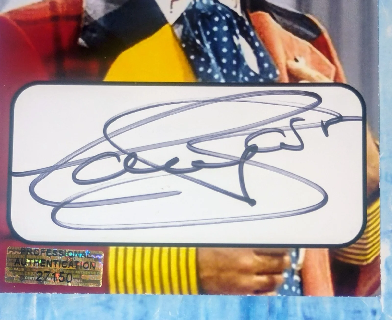 Colin Baker Hand Signed Autograph 4x6 Photo COA Doctor Who NO US TARIFF, image 3