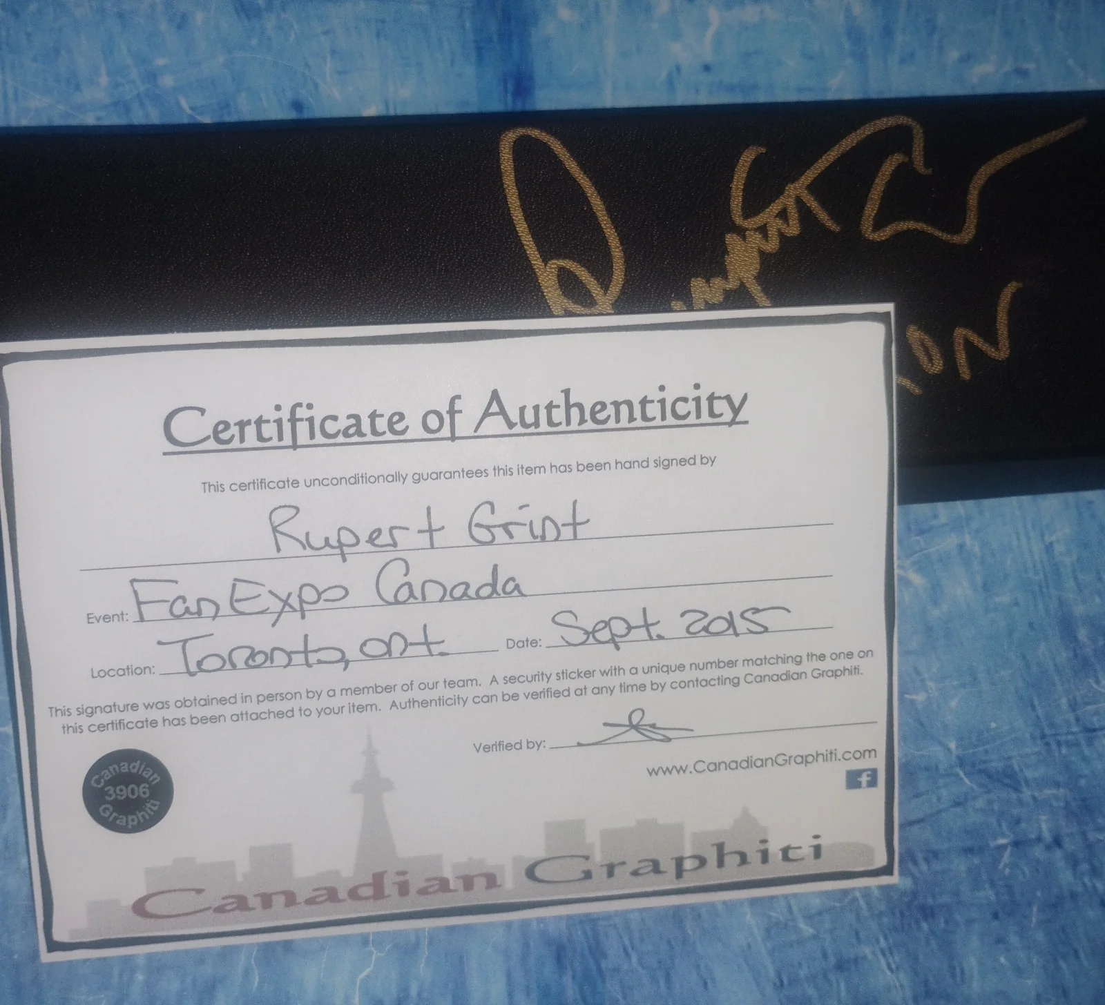 Rupert Grint Hand Signed Autograph Ron Weasley Wand COA Harry Potter NO TARIFFS, image 5
