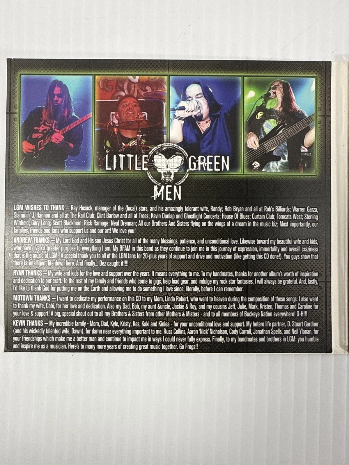 Little Green Men Metal Band Signed CD From 2015 Used In Perfect Condition, image 5