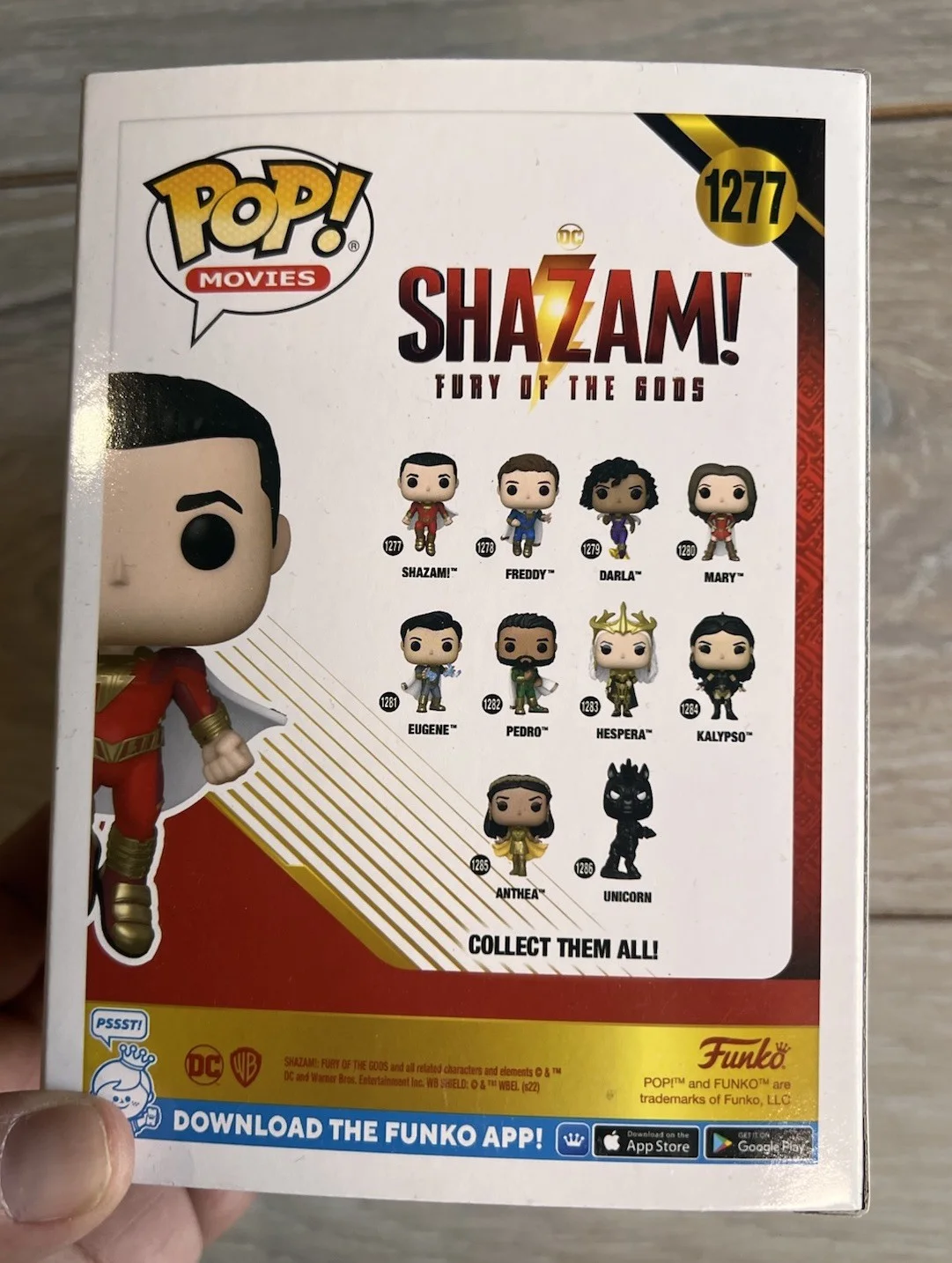 Asher Angel — Shazam Funko Pop Signed Asher Angel Auto #1277 DC Furry Of The Gods Collectible, изображение 5