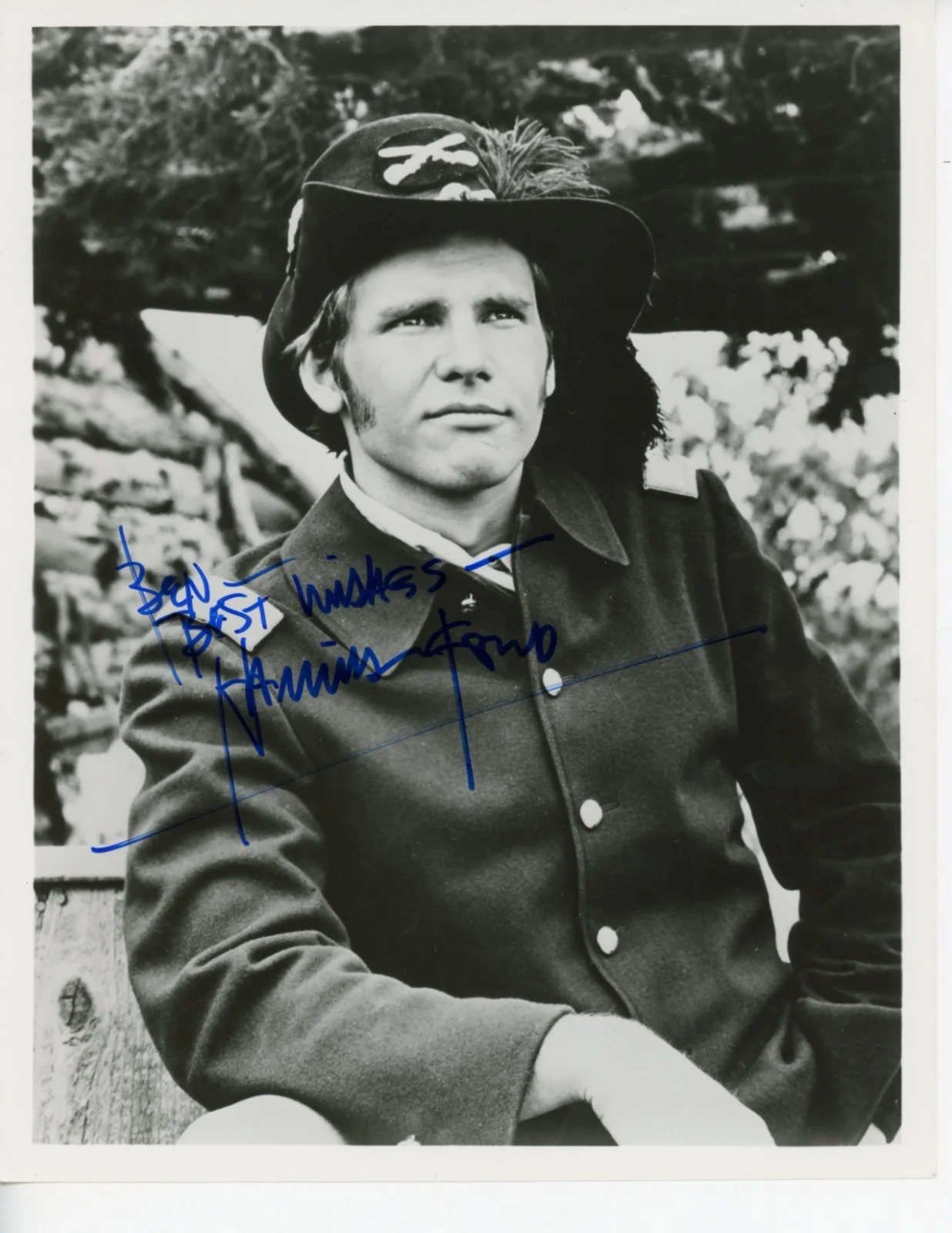 Harrison Ford — Vintage Harrison Ford Signed Photo 8x10 A Time For Killing LOA JSA#ZZ65805