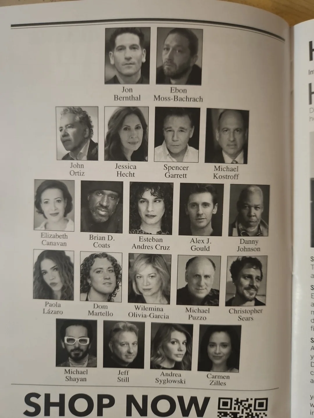 Jon Bernthal, Ebon Moss-Bachrach, cast — Dog Day Afternoon Signed Playbill¹-8 Signatures-Jon Bernthal, Ebon Moss-Bachrach, изображение 2