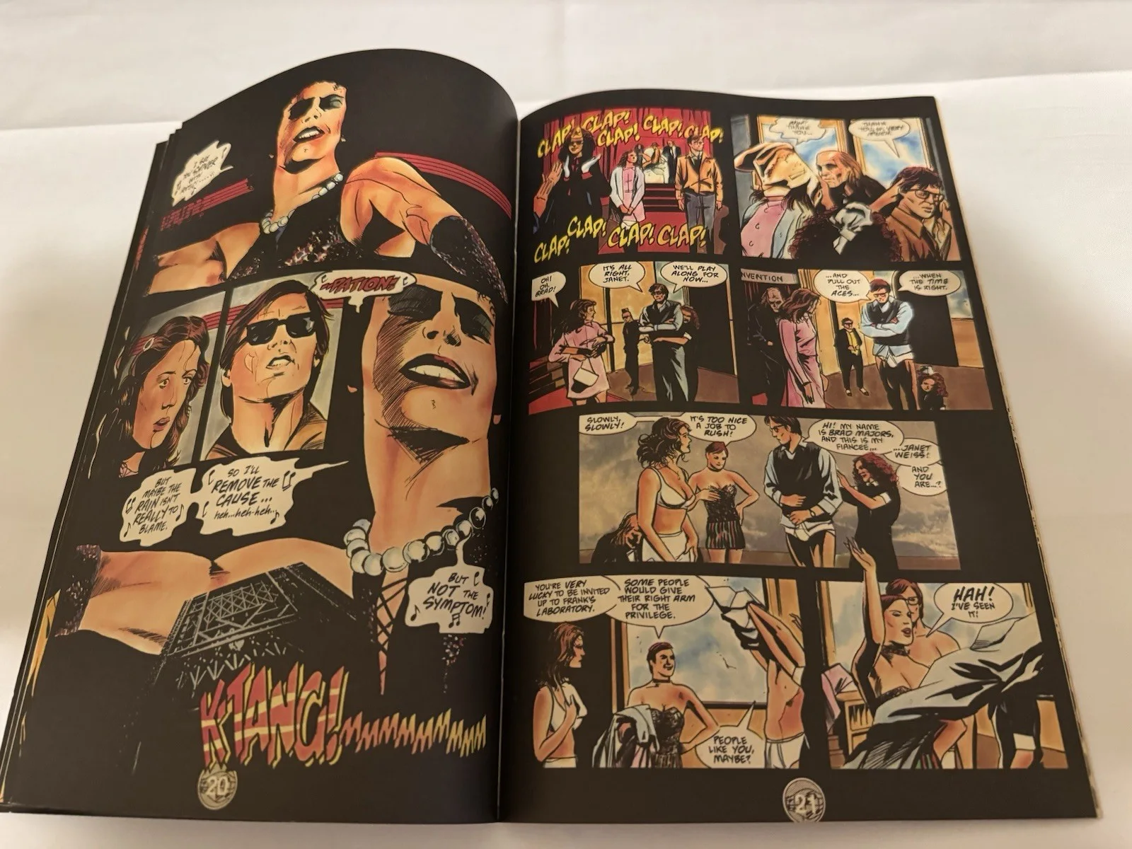 Tim Curry — Tim Curry Signed Rocky Horror Picture Show Comic Book OCCM COA, image 4