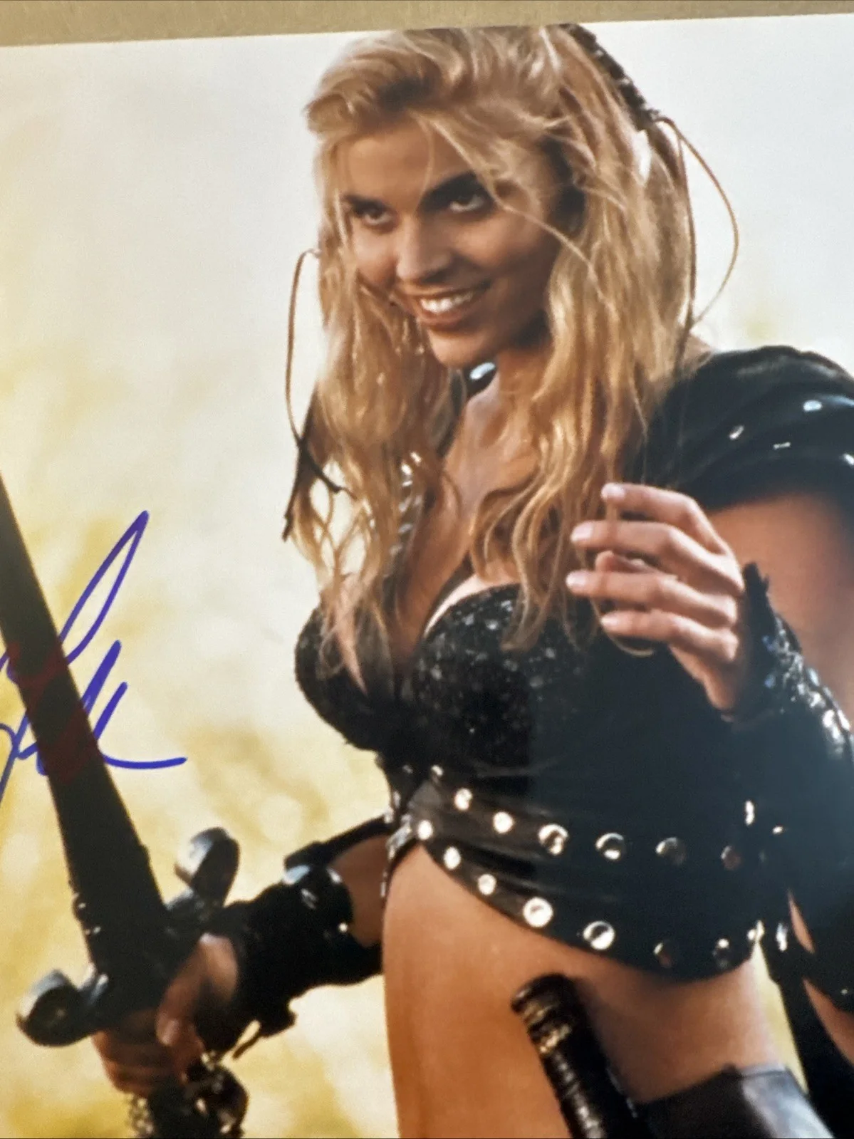 HUDSON LEICK — Hudson Leick Signed 8x10 Xena Warrior Princess Callisto Photo BAS Pre Cert, изображение 4