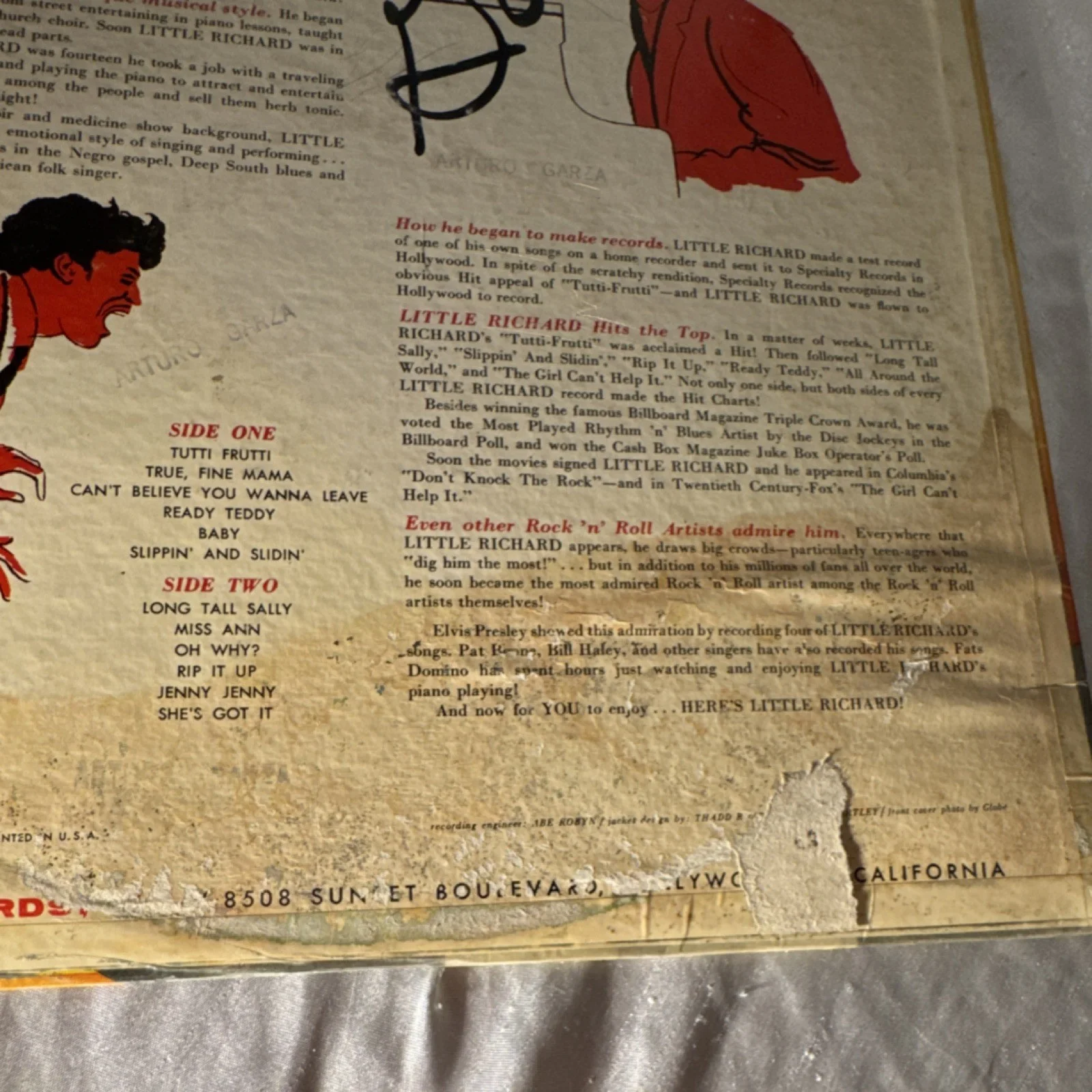 Little Richard Here's Little Richard Specialty SP-2100 Vinyl LP, image 4