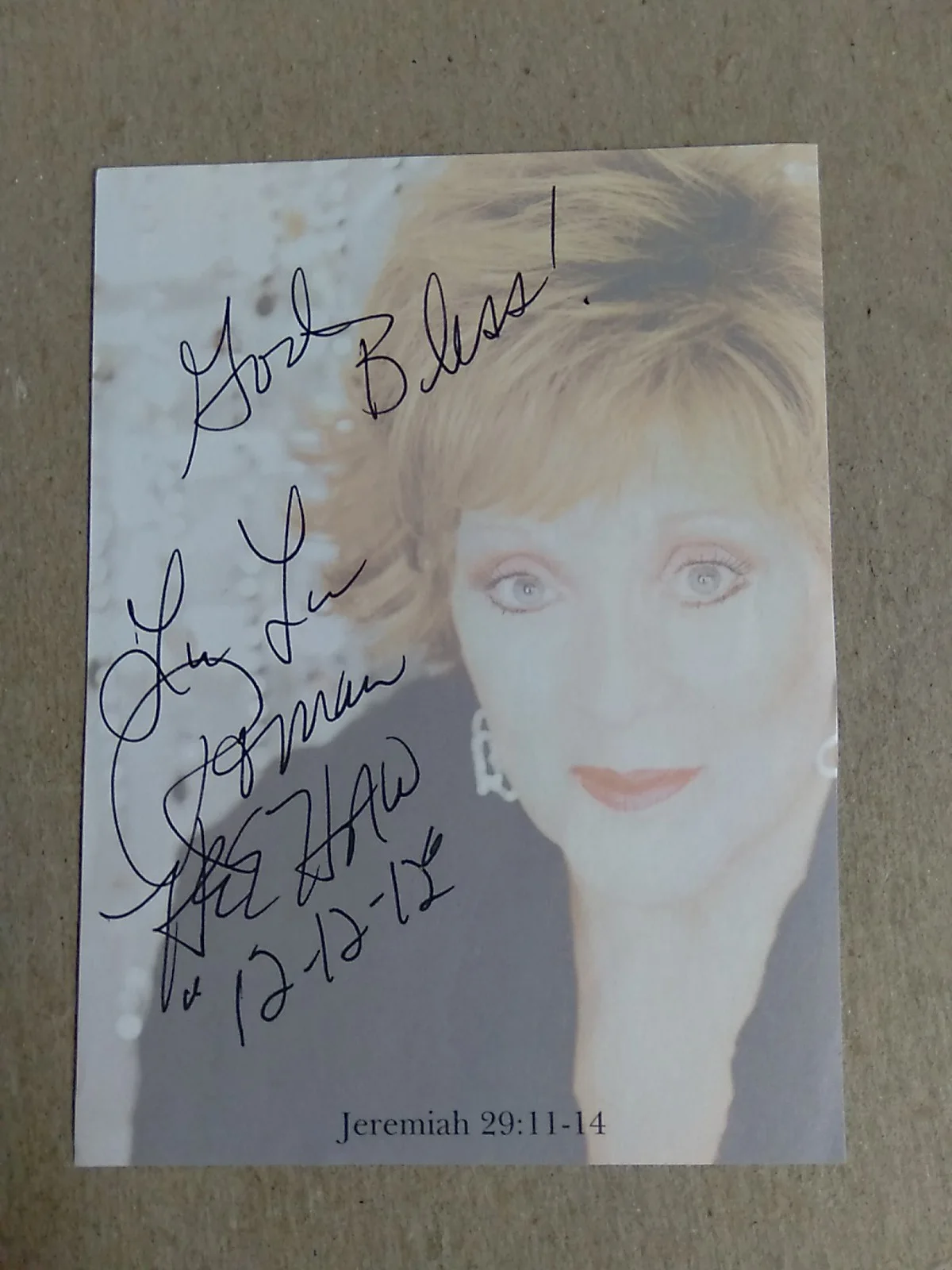 Lulu Roman American Comedian Singer Author Signed 5.5x4 Print, изображение 2