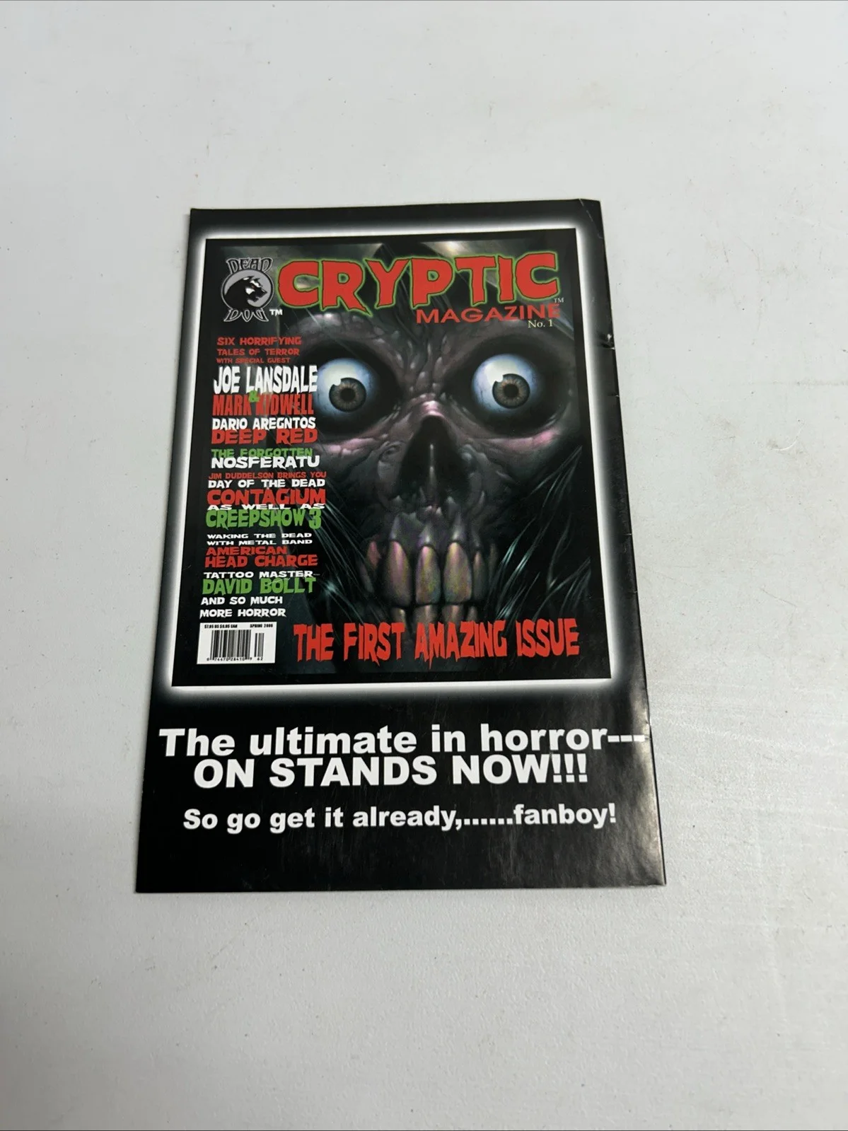 Tom Sullivan — Tom Sullivan Books Of The Dead Devil Head Comic Book Sketch Art Evil Dead, image 2