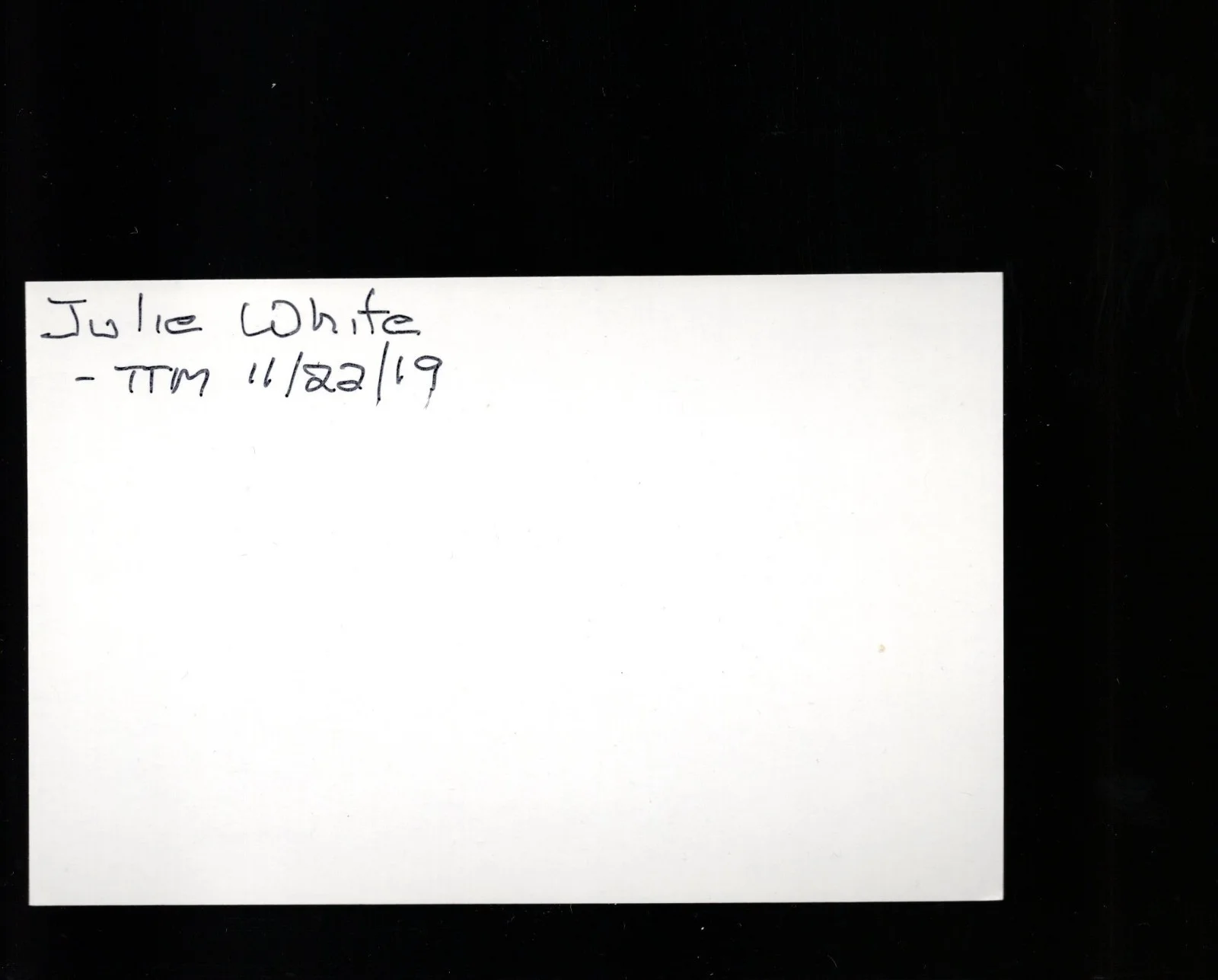 Julie White - Actress * Signed Card * Transformers - Big Mouth, image 2