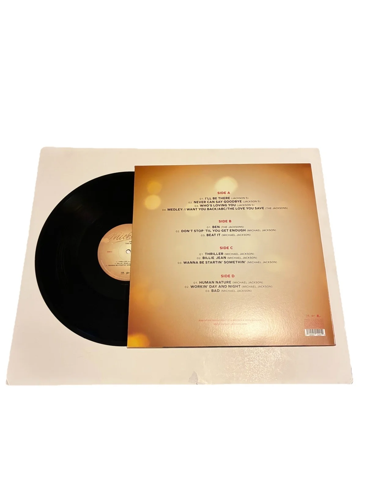 Jafaar Jackson Signed Autographed Michael Movie Soundtrack Vinyl Album LP PROOF, изображение 3