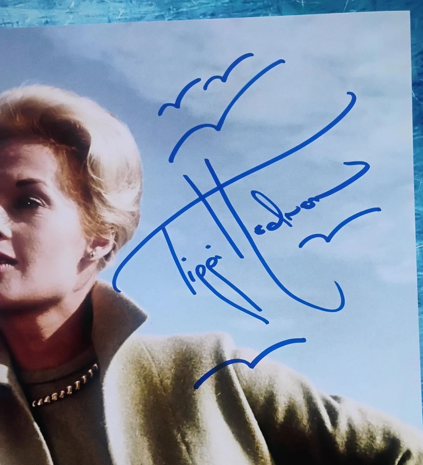 Tippi Hedren Hand Signed Autograph 11x14 Photo COA The Birds NO US TARIFFS, изображение 3