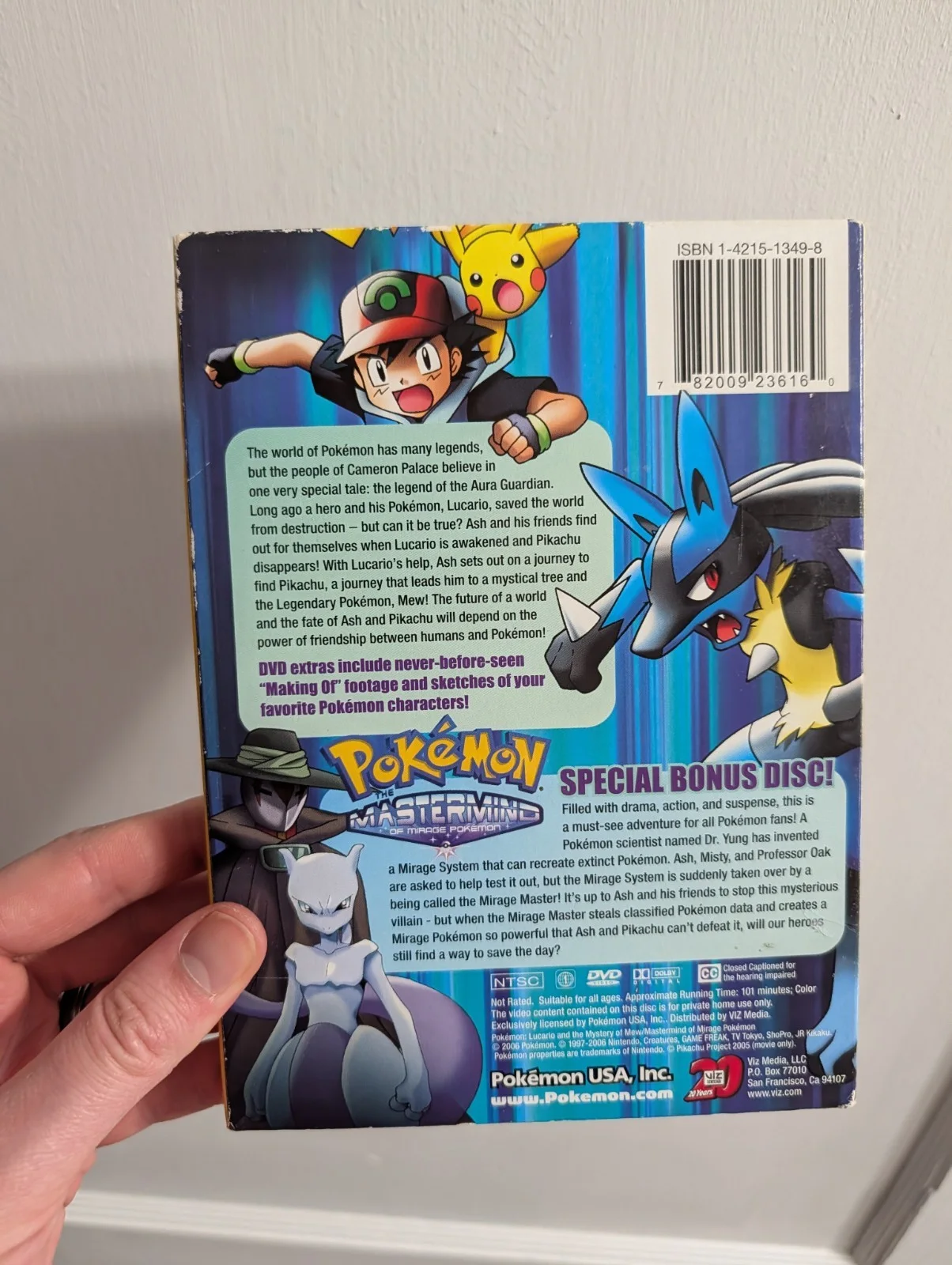 Pokemon Lucario and The Mystery of Mew 2 Disc Collectors Edition, изображение 2