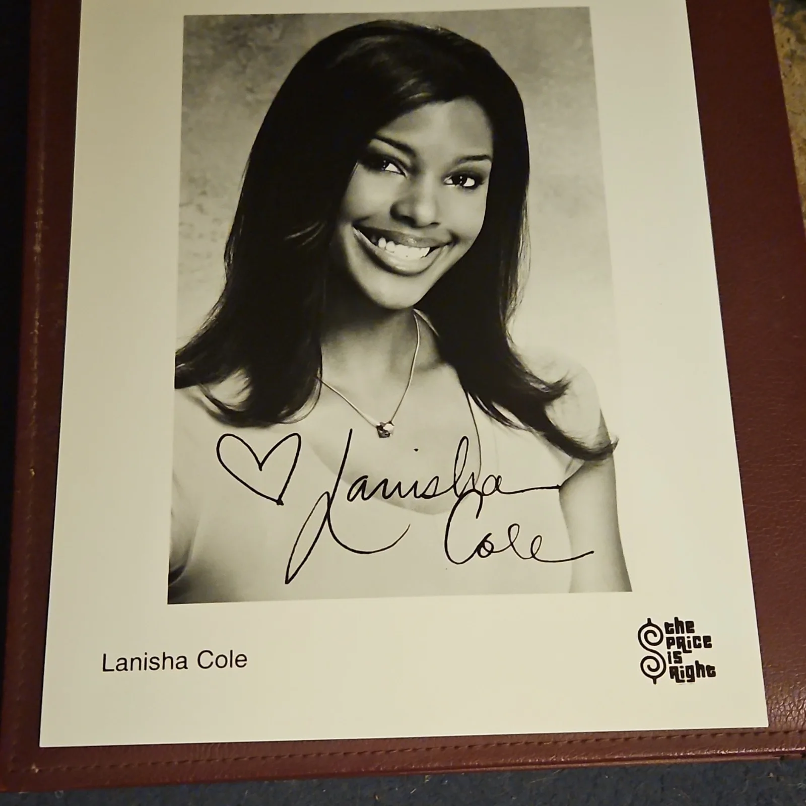 Lanisha Cole — Lanisha Cole Original The Price Is Right Television Photo Signed Autograph