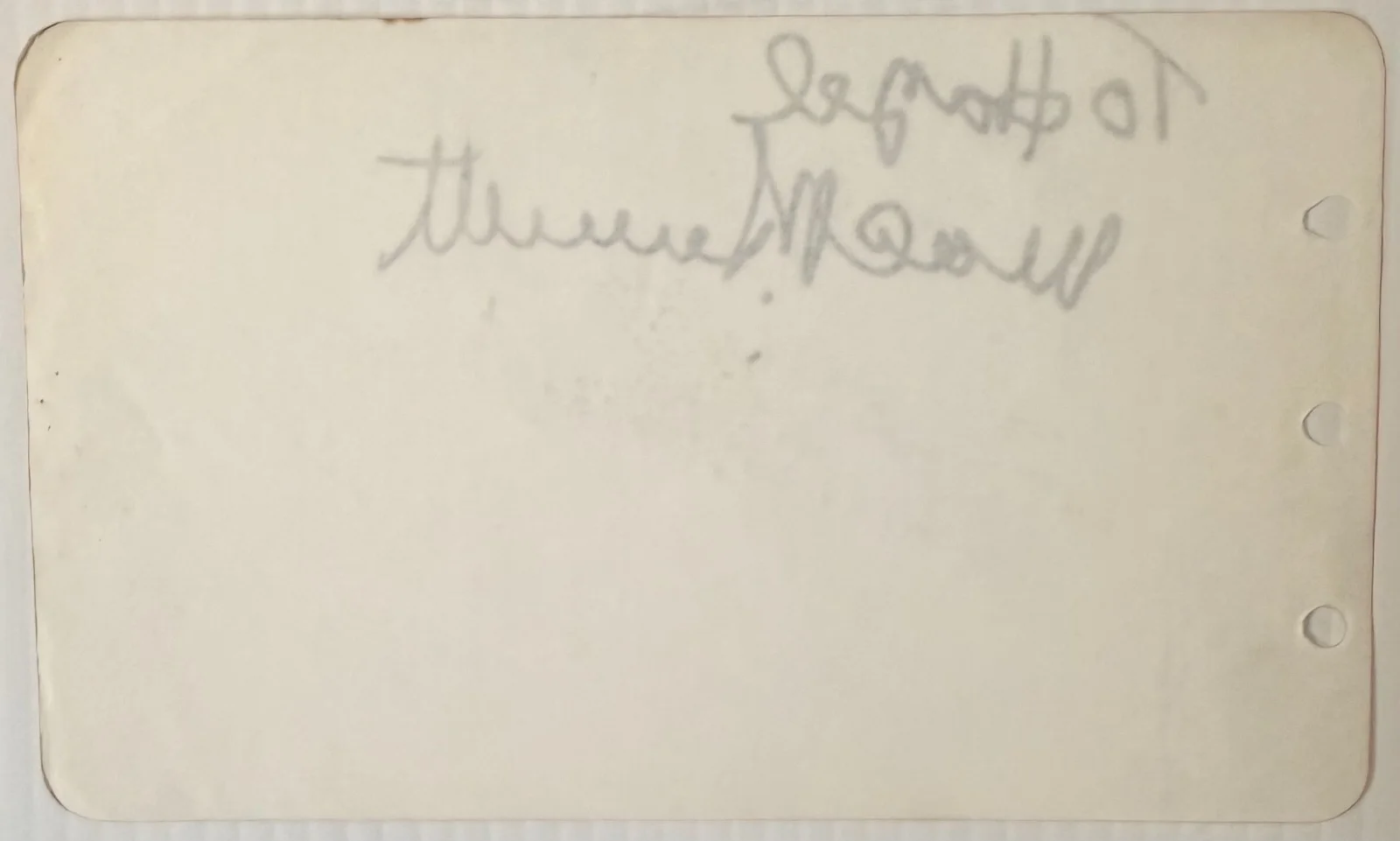Mack Sennett — MACK SENNETT Signed Autographed 3"x 5" ALBUM PAGE KEYSTONE KOPS Arbuckle CHAPLIN, изображение 3
