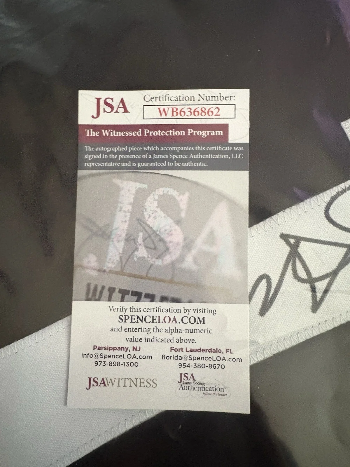 Bam Margera — Bam Margera autographed signed JSA COA Jackass Hockey Jersey Size XL, изображение 4