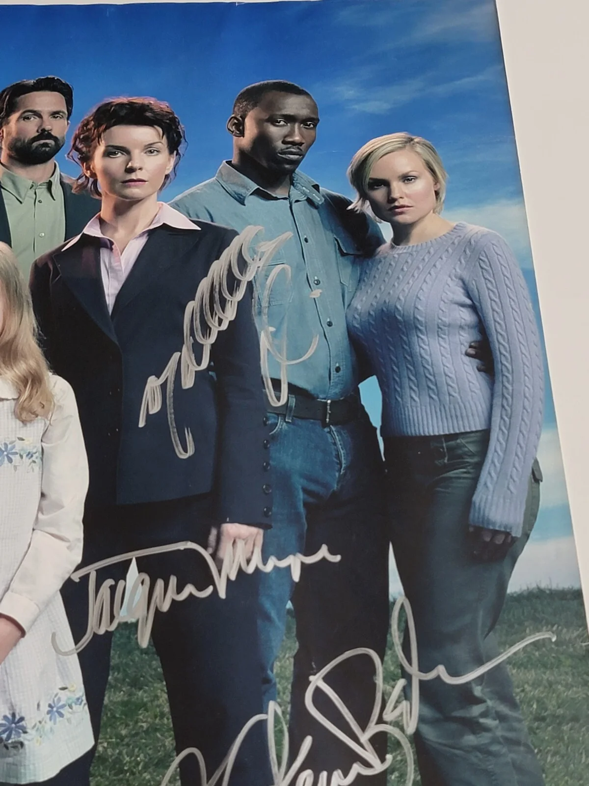 Mahershala Ali, Joel Gretsch, Chad Faust — Signed Poster SDCC Mahershala Ali Comic Con 2005 The 4400 USA Cast TV, image 2