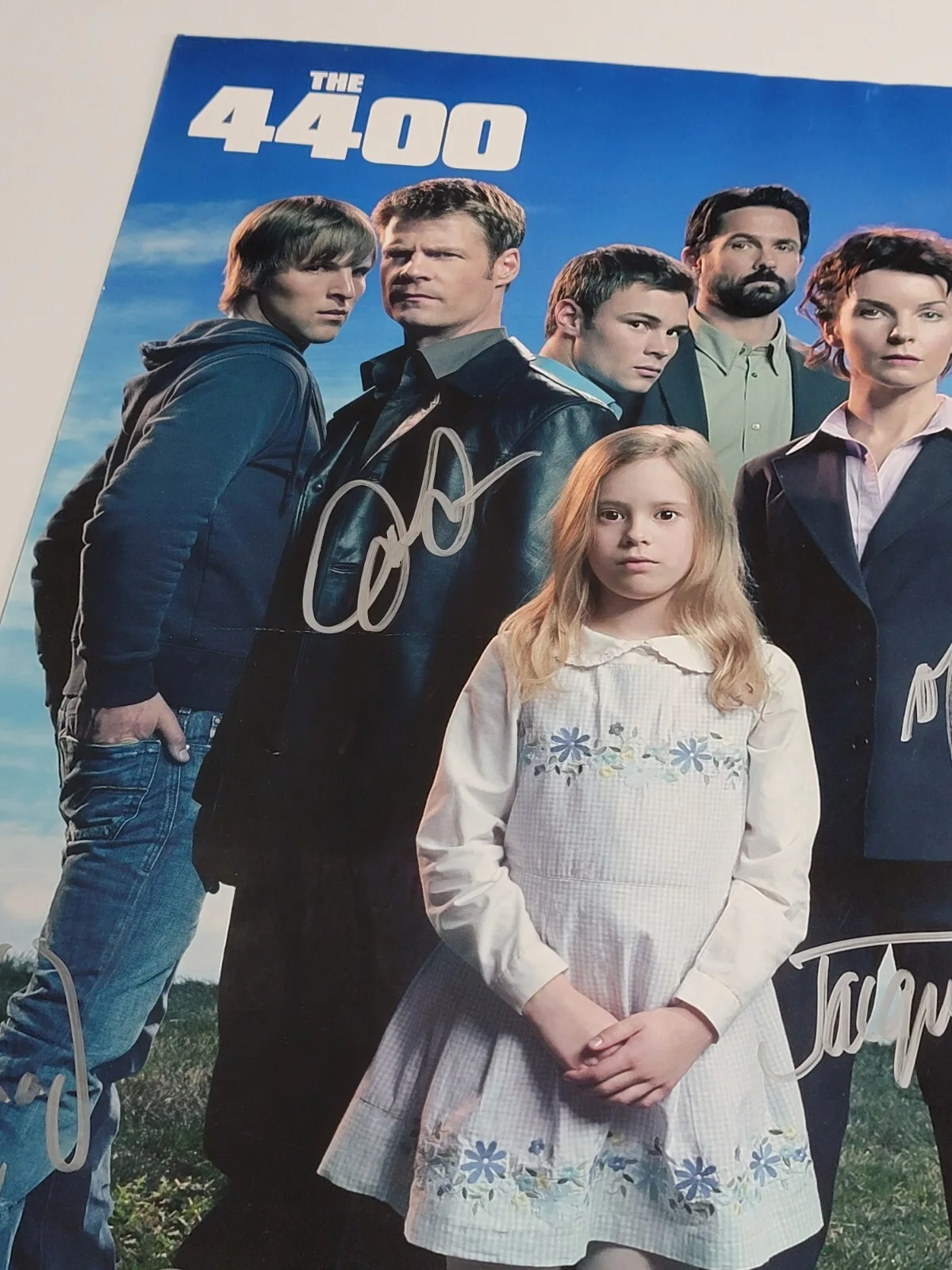 Mahershala Ali, Joel Gretsch, Chad Faust — Signed Poster SDCC Mahershala Ali Comic Con 2005 The 4400 USA Cast TV, image 4