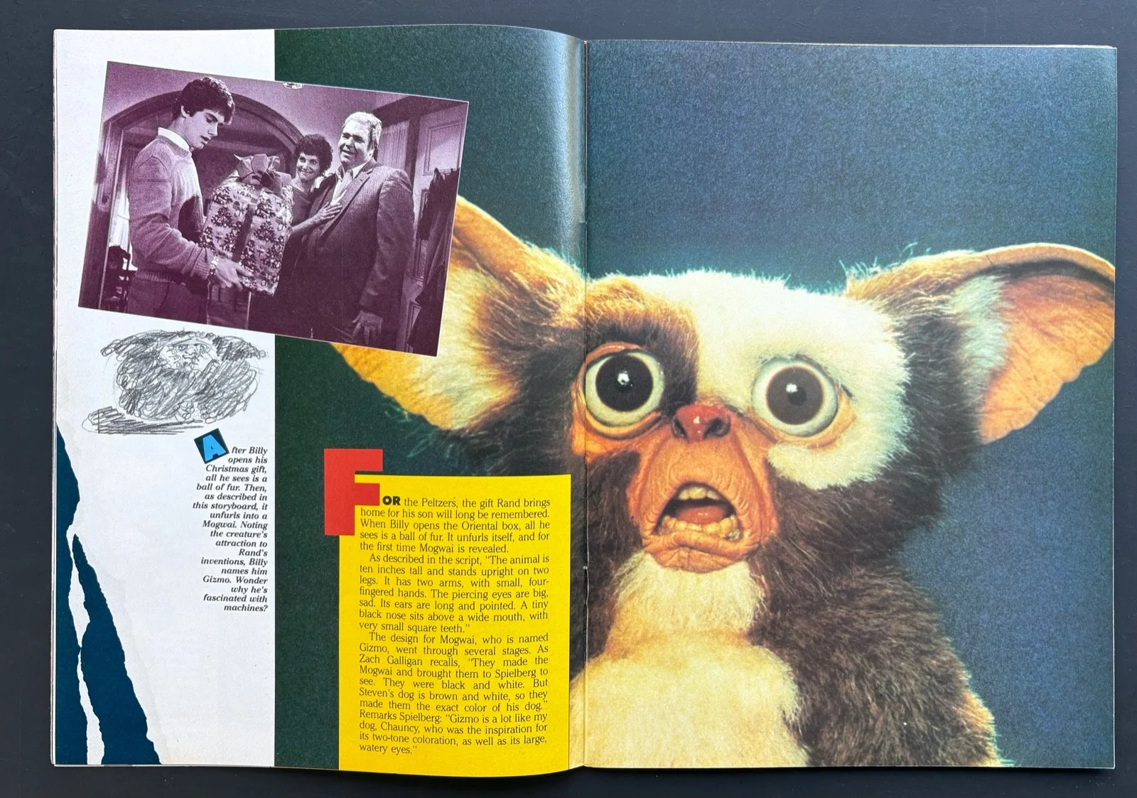 Gremlins OFFICIAL Collectors Edition Souvenir Magazine Joe Dante 1984, изображение 2