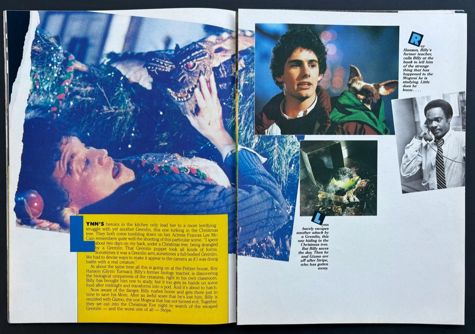 Gremlins OFFICIAL Collectors Edition Souvenir Magazine Joe Dante 1984, изображение 3