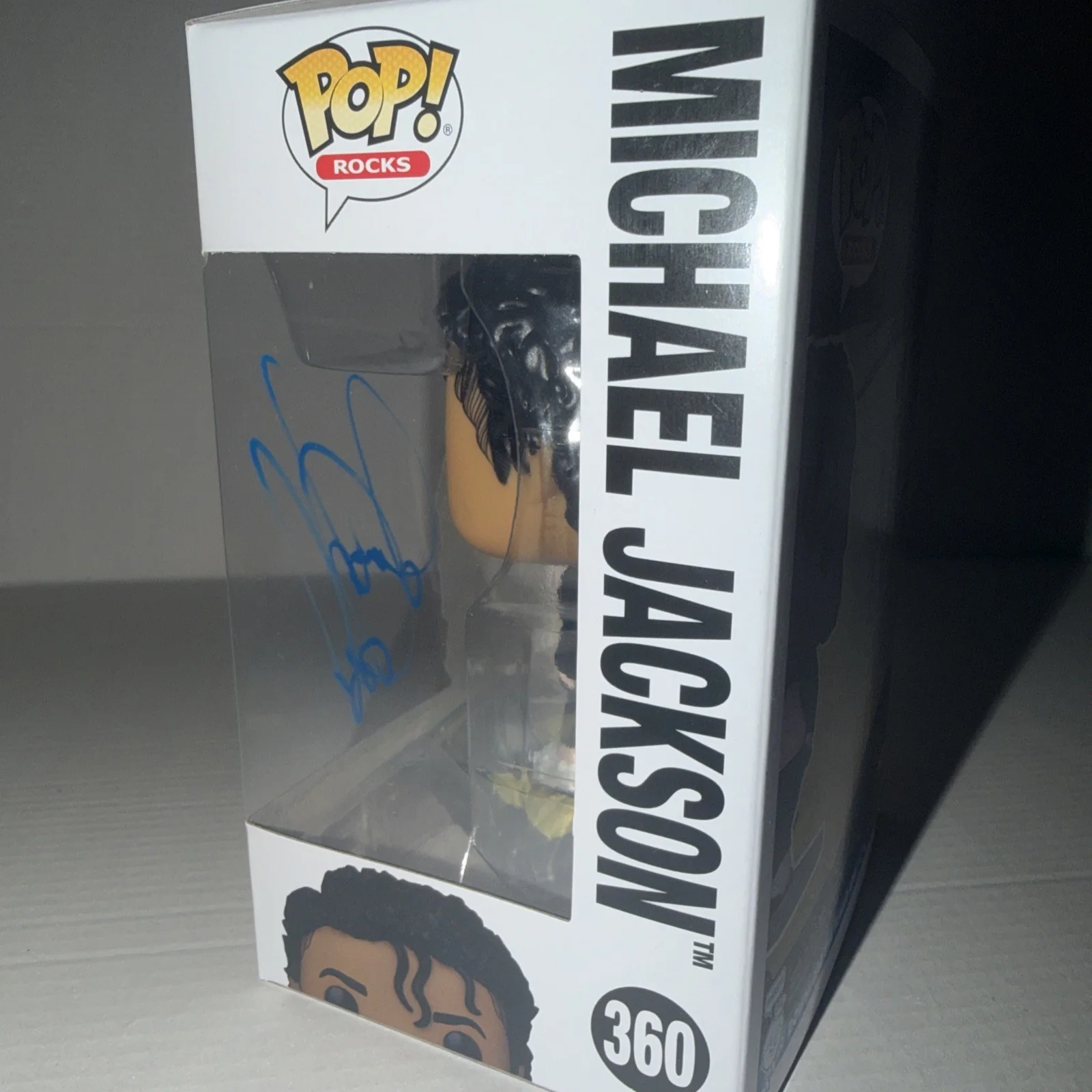 Jaafar Jackson — Jaafar Jackson Signed Autographed Michael Jackson Funko Pop PROOF PHOTO, image 2