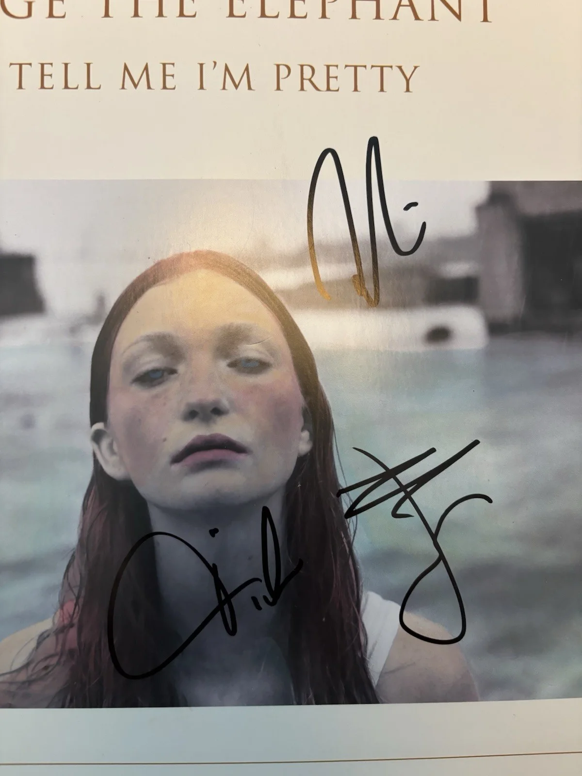 Cage The Elephant Band Signed Autographed Tell Me I'm Pretty Vinyl. Beckett LOA, изображение 4