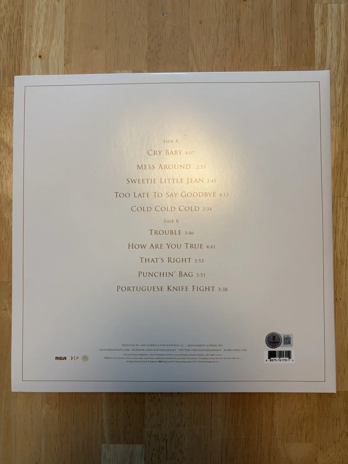 Cage The Elephant Band Signed Autographed Tell Me I'm Pretty Vinyl. Beckett LOA, изображение 5