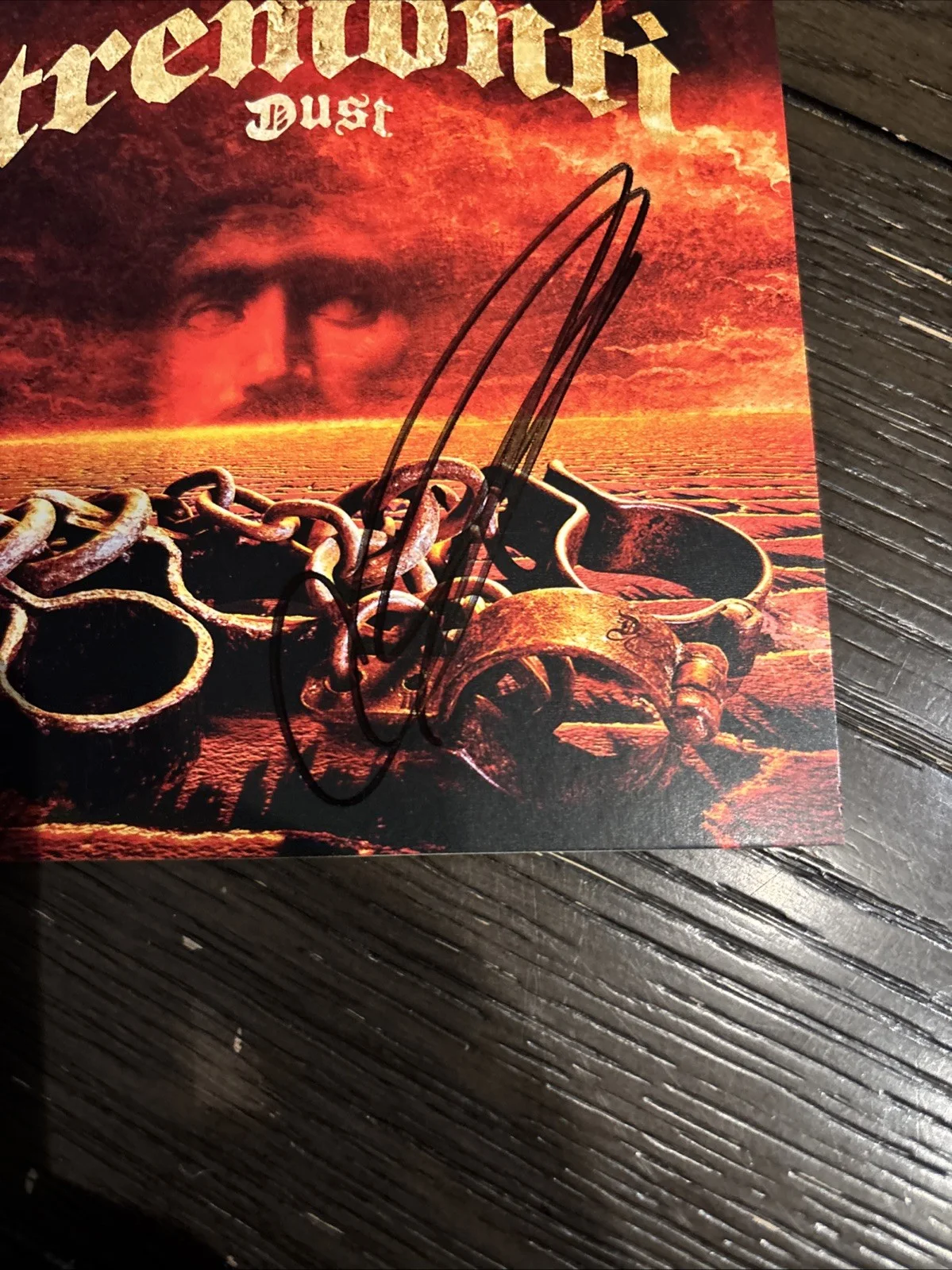 Tremonti Dust SIGNED CD INSERT RARE Alter Bridge Creed, image 2