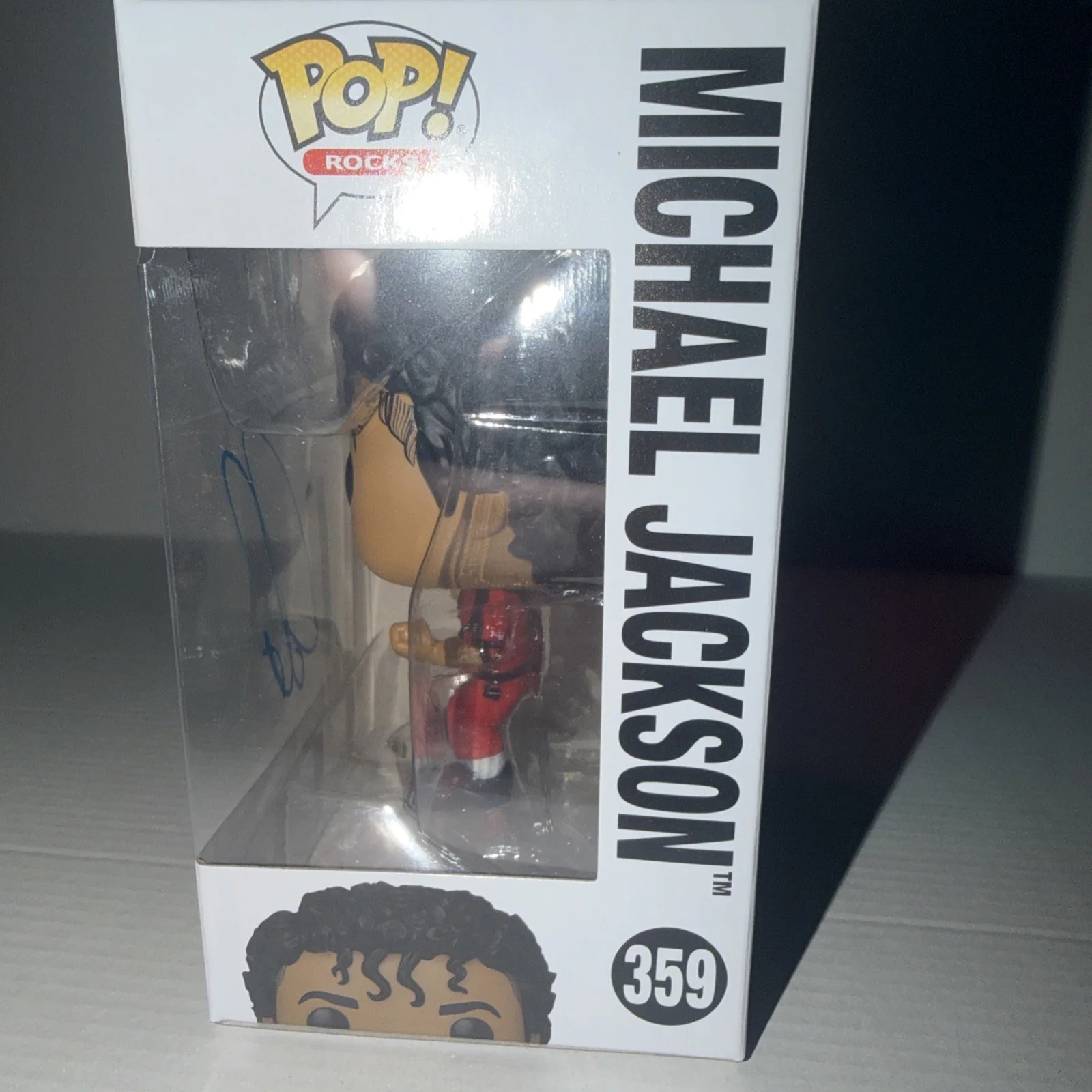 Jaafar Jackson — Jaafar Jackson Signed Autographed Michael Jackson Funko Pop PROOF PHOTO, image 2
