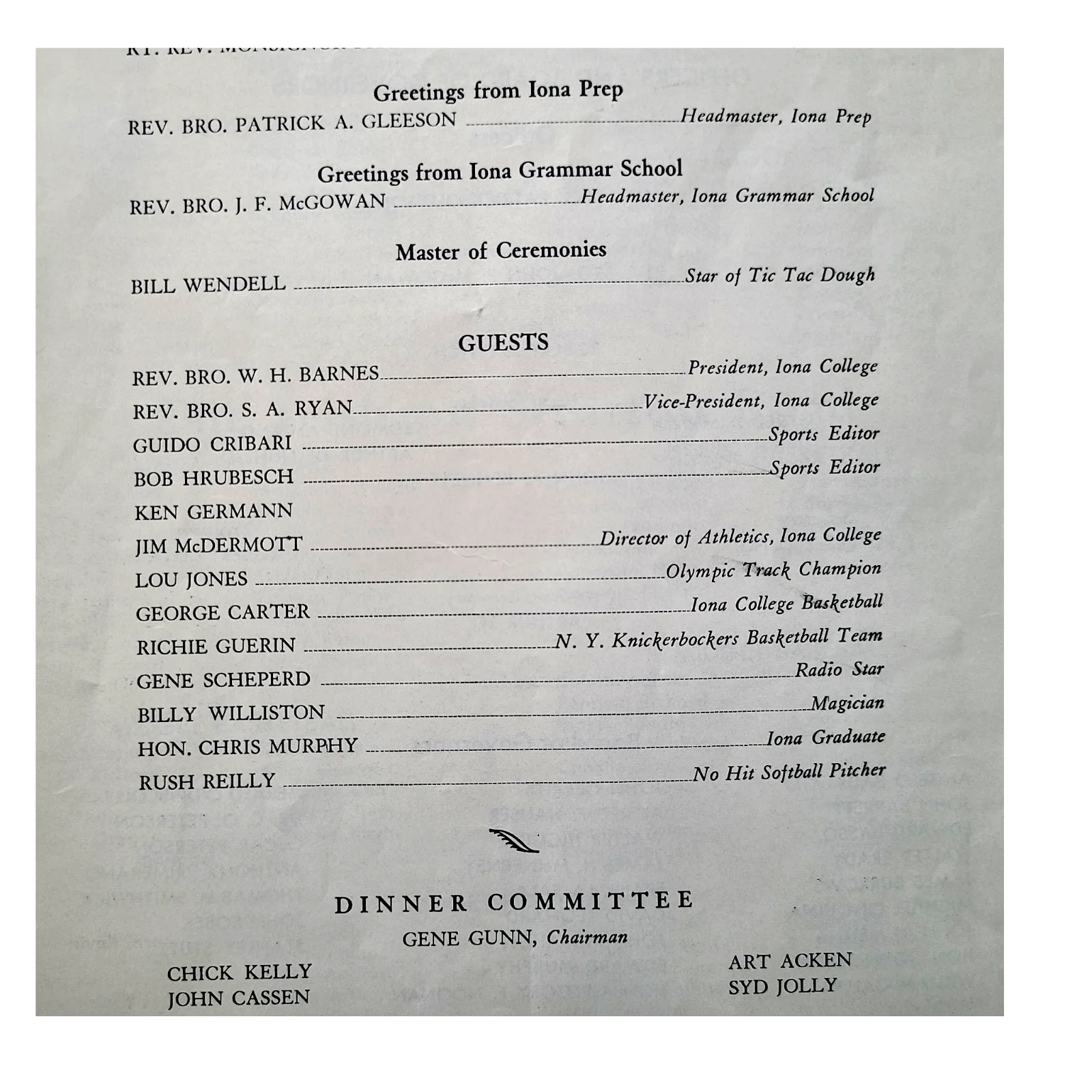 Art Carney Signed Autographed Vintage Program 1959 & Mystery Signature, изображение 5