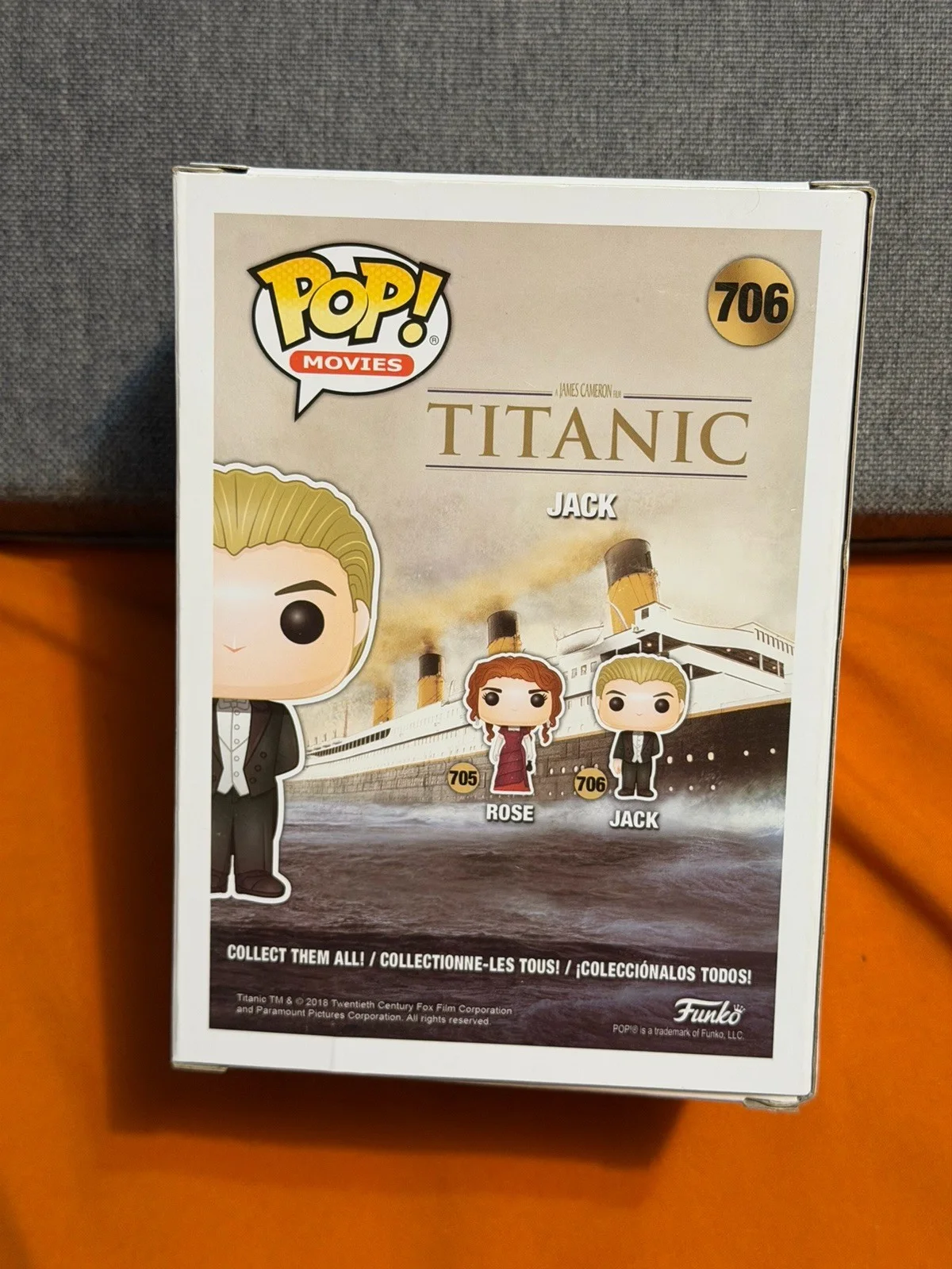 LEONARDO DICAPRIO Signed TITANIC FUNKO POP JACK BECKETT COA JAMES CAMERON, изображение 5
