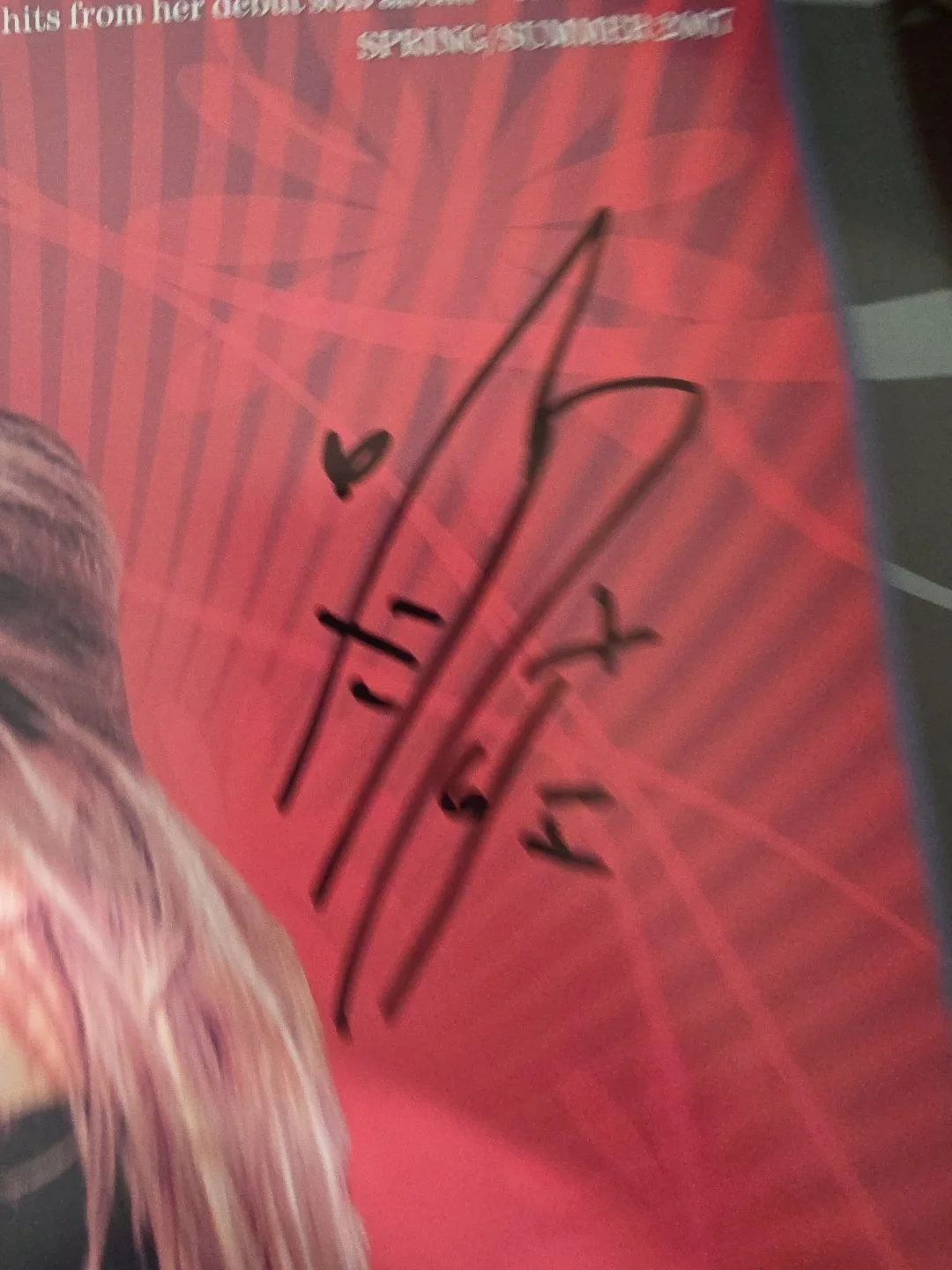 Fergie 2007 concert tour signed autographed GIG Poster - Black Eyed Peas, изображение 2