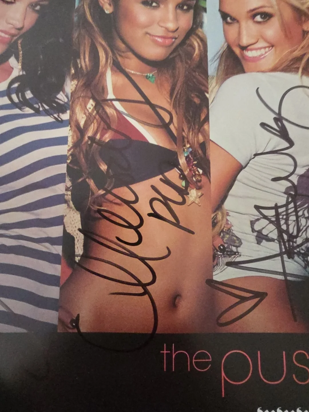 GROUP signed the pussycat dolls 11x17 poster autographed nicole scherzinger, image 3