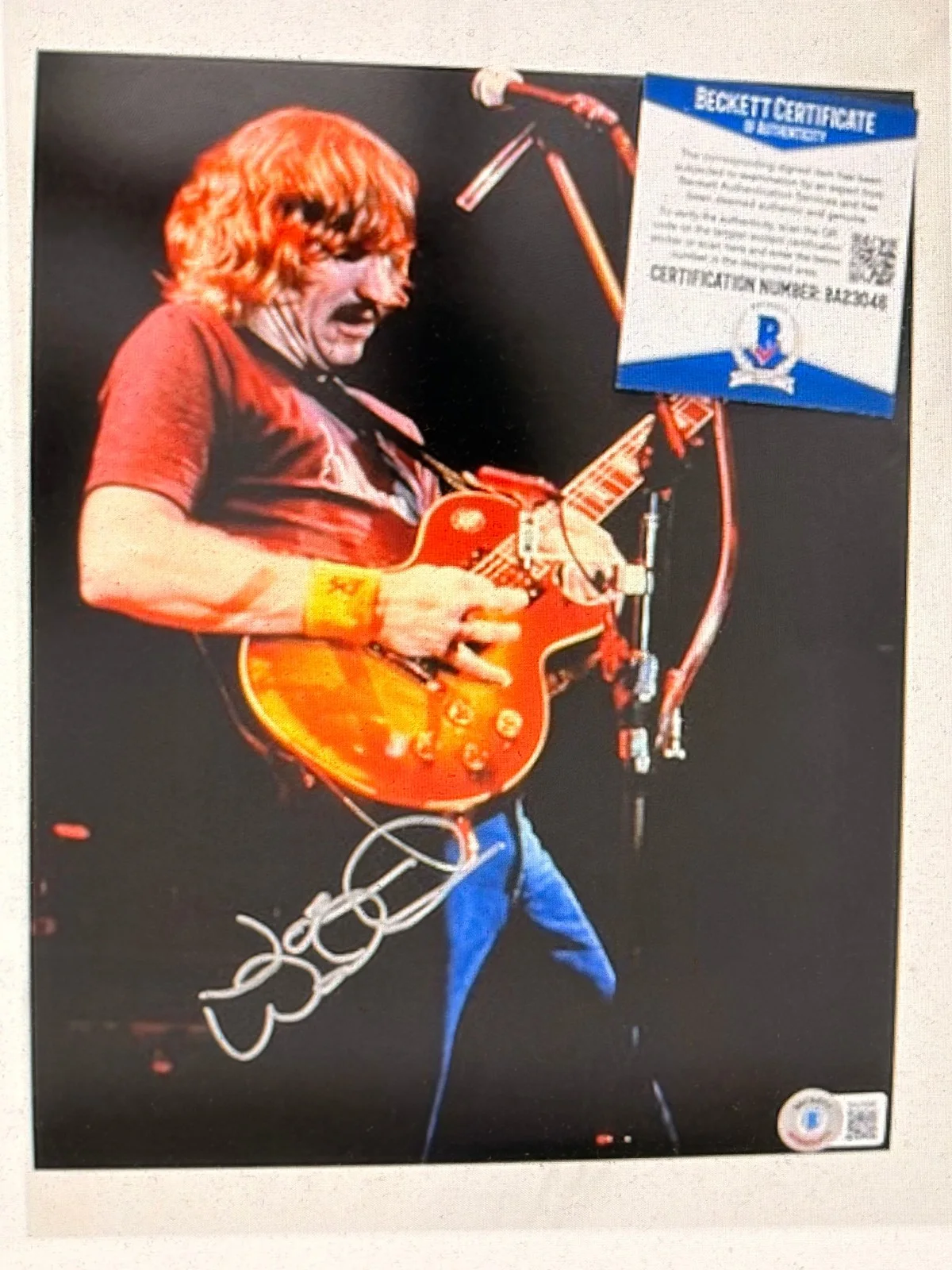 Joe Walsh Signed Original Vintage 8"x10" Promo Photo • GUITARIST W The Eagles, изображение 2