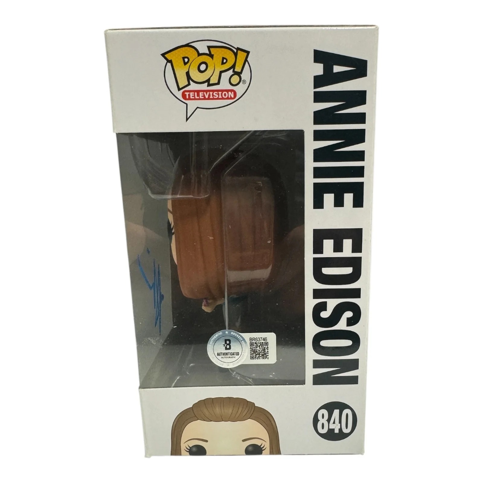 Alison Brie — Alison Brie Signed Autograph Community Funko Pop 840 Beckett BAS Annie Edison, изображение 2